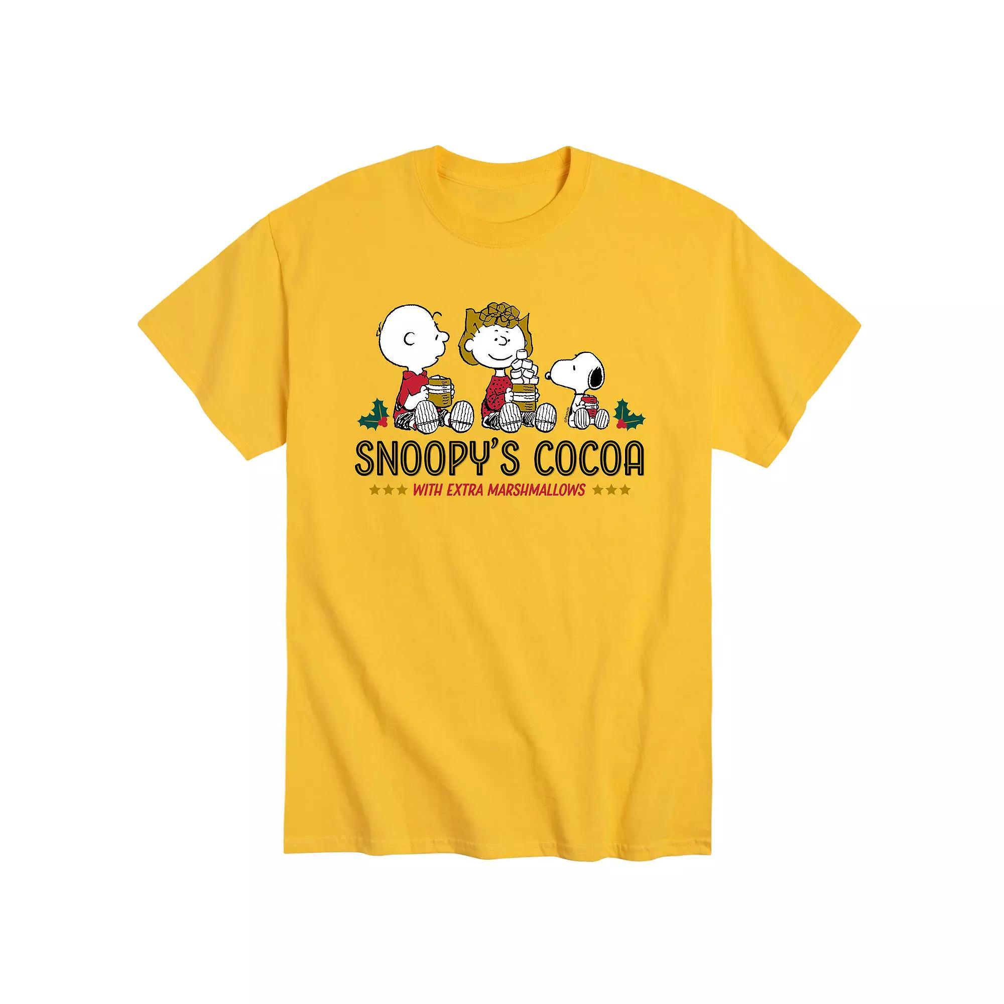Mens Peanuts Snoopys Cocoa Tee Product Image