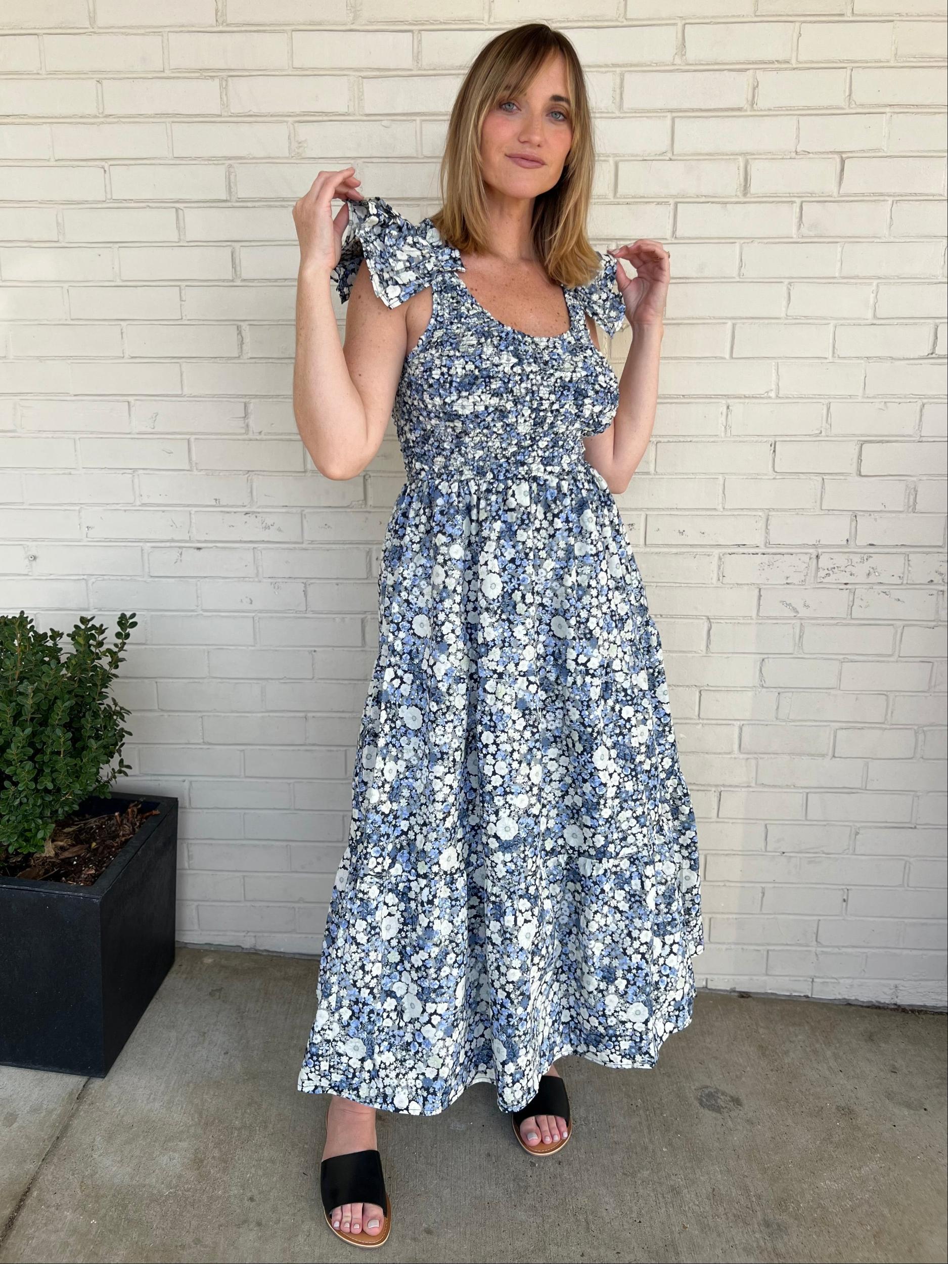 Emmy Flutter Sleeve Midi Dress Product Image