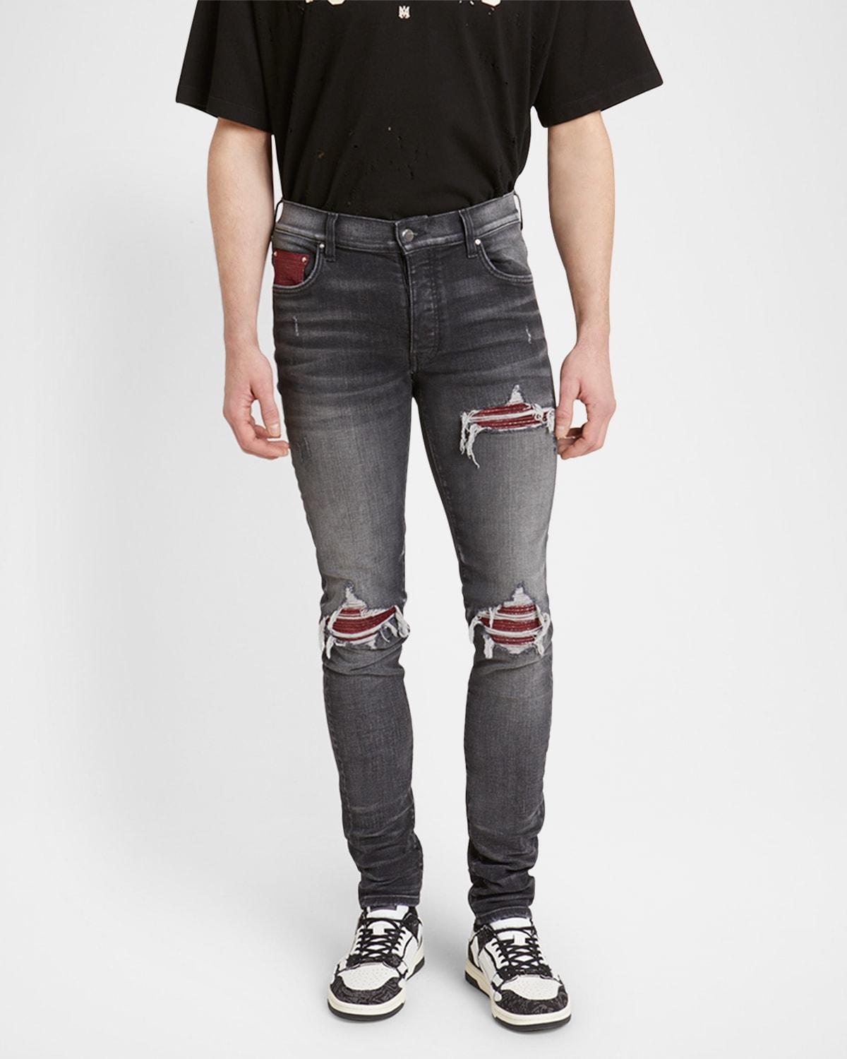 Mens MX1 Lurex Skinny Jeans Product Image