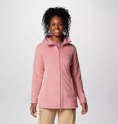 Women's Columbia Benton Long Fleece Hoodie, Size: Medium, Moonvista Product Image