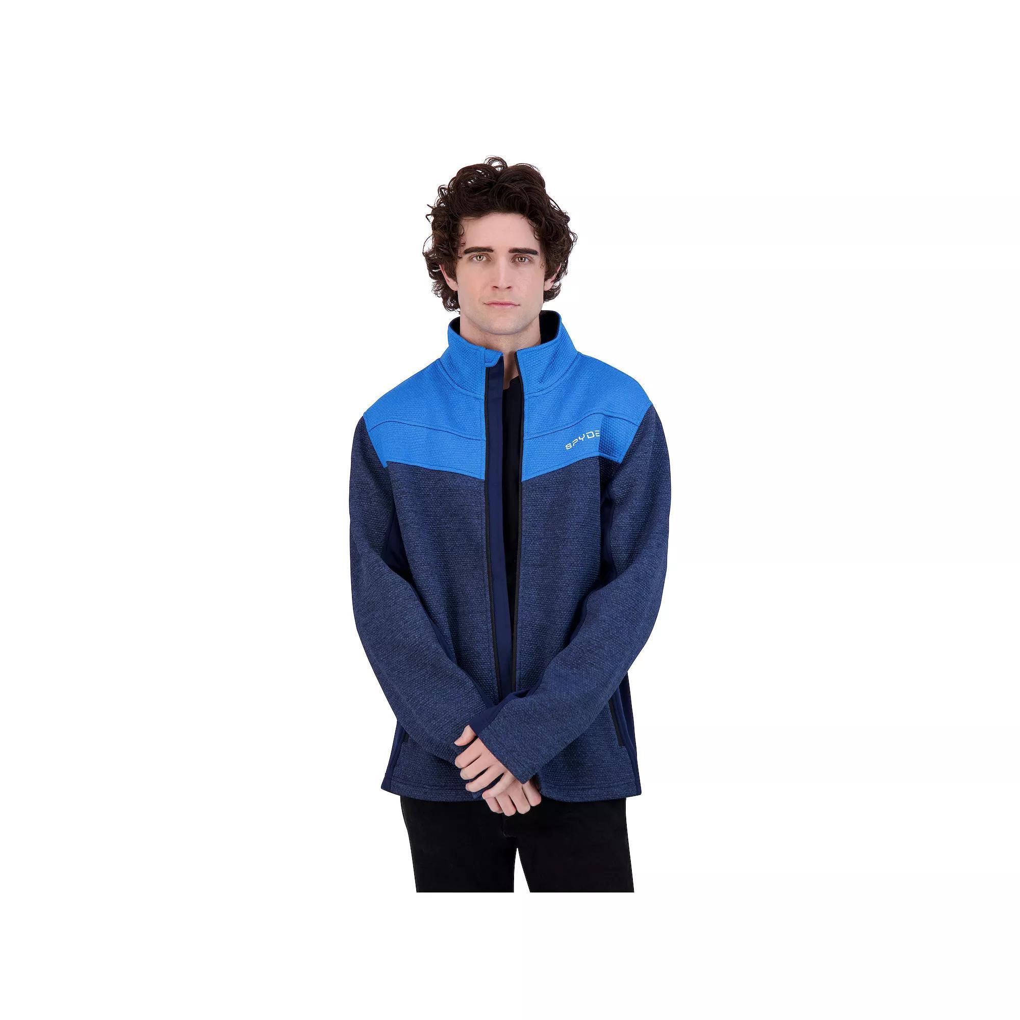 Men's Spyder Encore Fleece Jacket, Size: Small, Electric Blue Product Image
