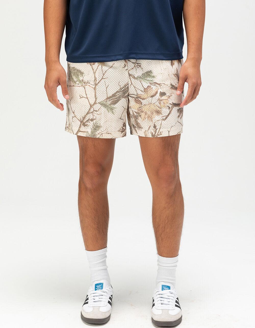 RSQ Mens 6" Mesh Shorts - CAMO KHAKI Product Image