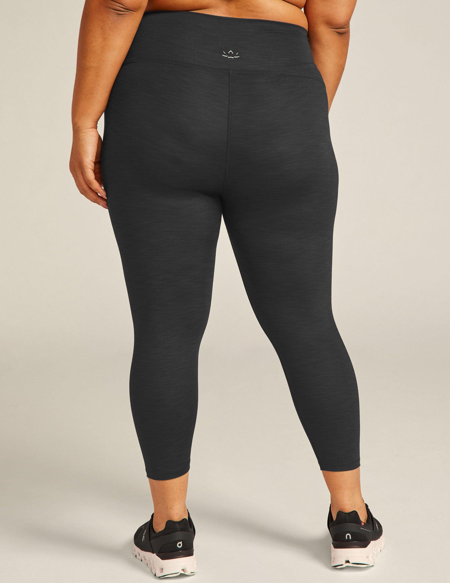 Heather Rib High Waisted Midi Legging Product Image