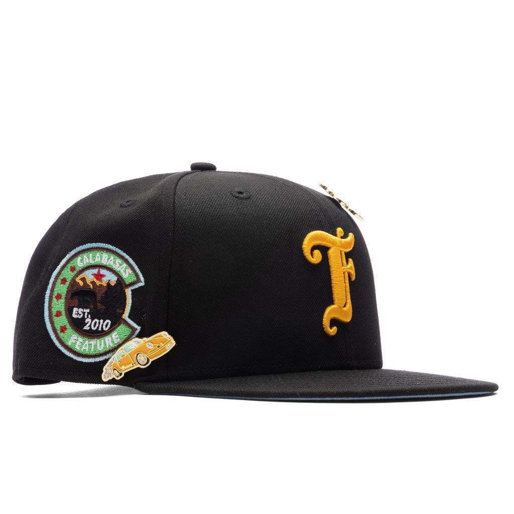 Feature x New Era Old English Calabasas Snapback - Brown/Sky Male Product Image
