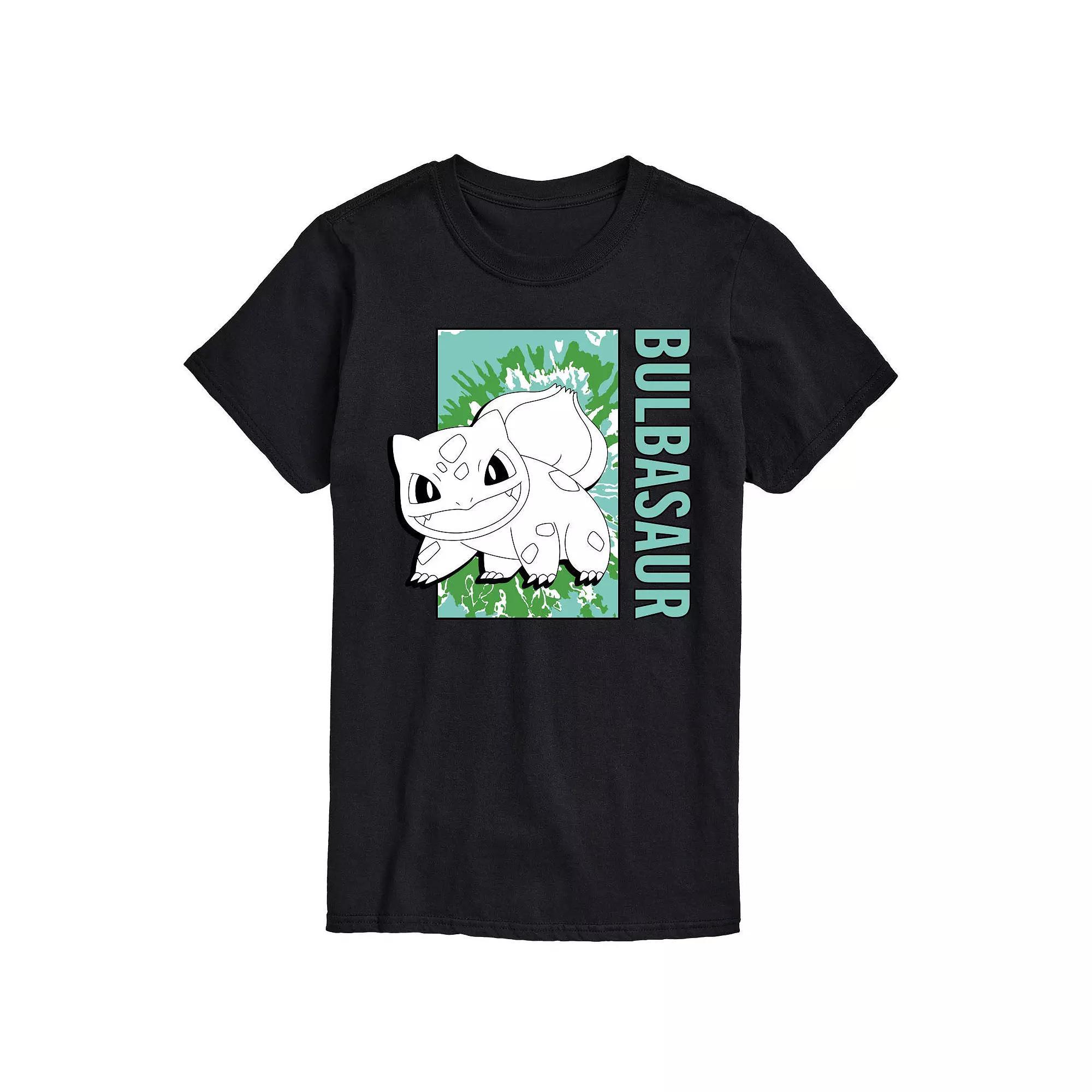 Big & Tall Pokmon Tie Dye Bulbasaur Graphic Tee, Mens Product Image