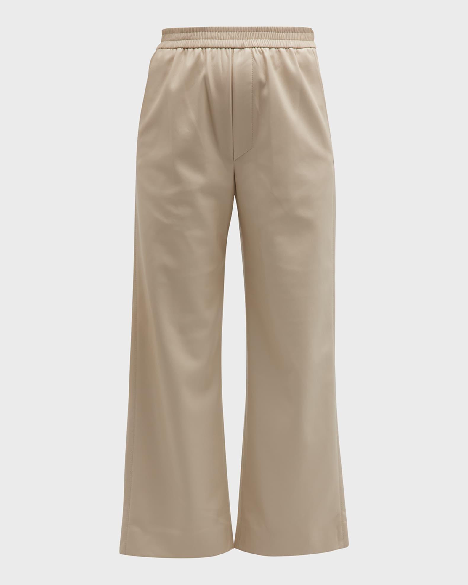 Odessa Flared Faux Leather Pants Product Image