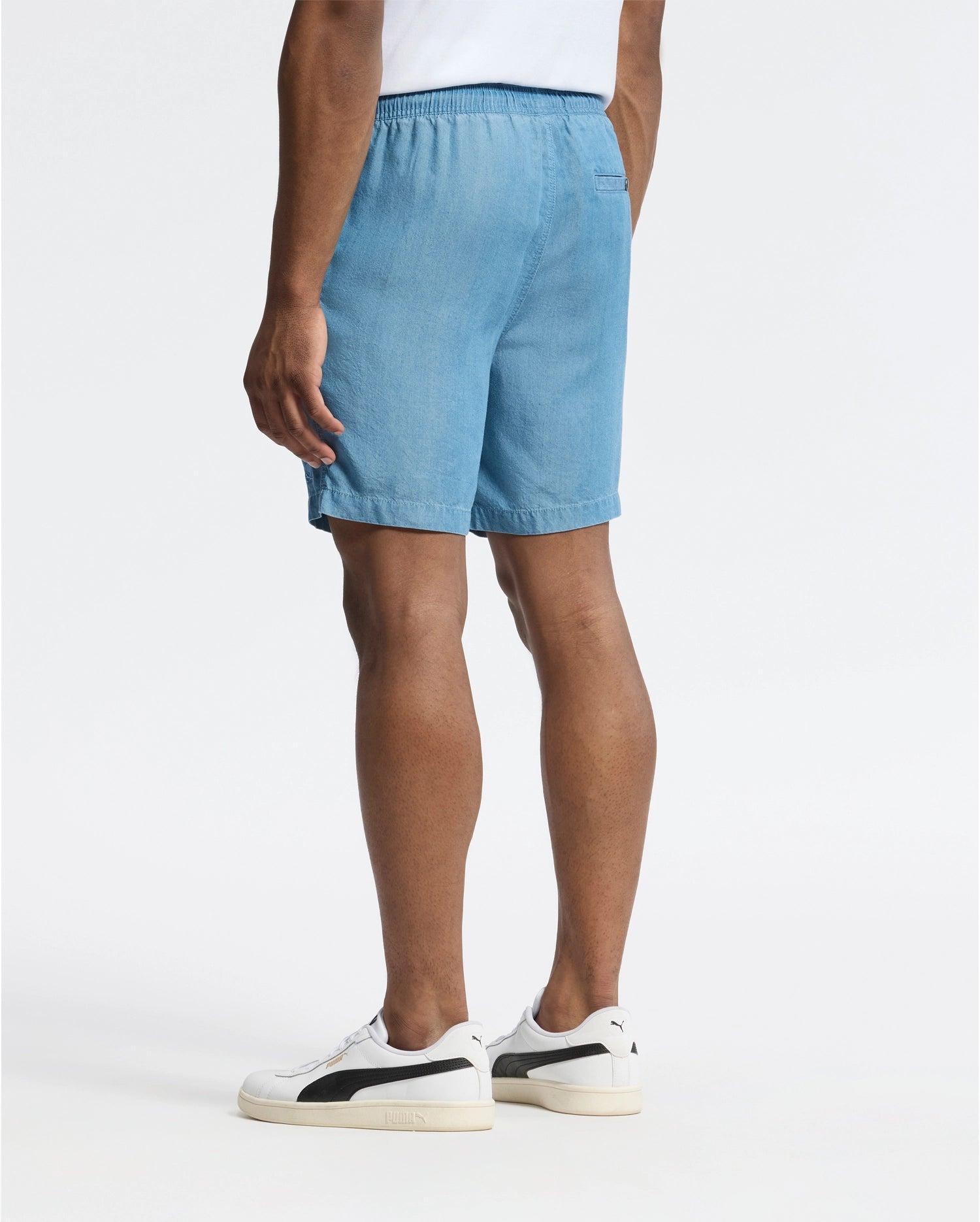 MENS KERVIN LIGHTWEIGHT DENIM WOVEN SHORT - B6R633F200 Product Image
