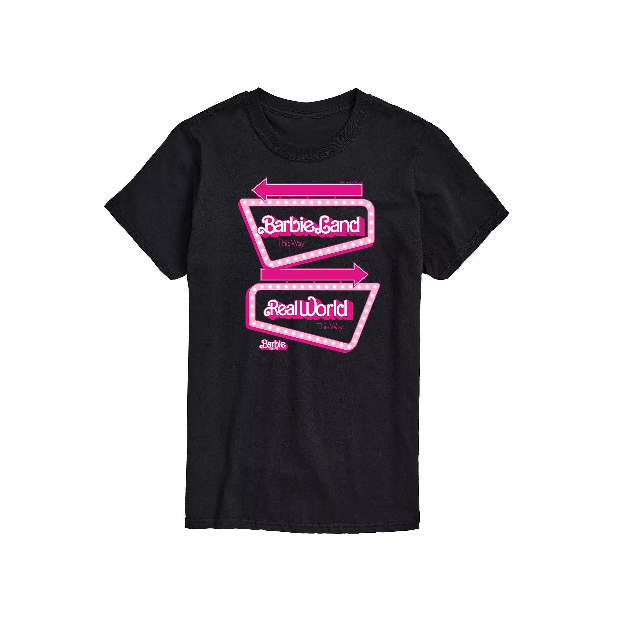 Big & Tall Barbie The Movie Barbieland Graphic Tee, Mens Product Image
