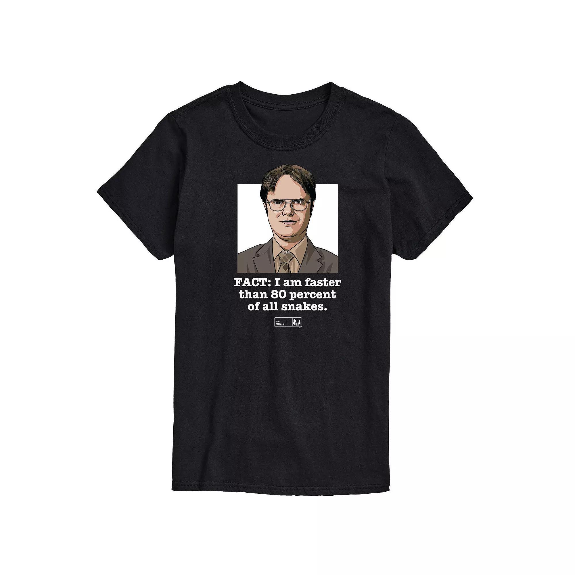Mens The Office Dwight Fact Faster Graphic Tee Product Image