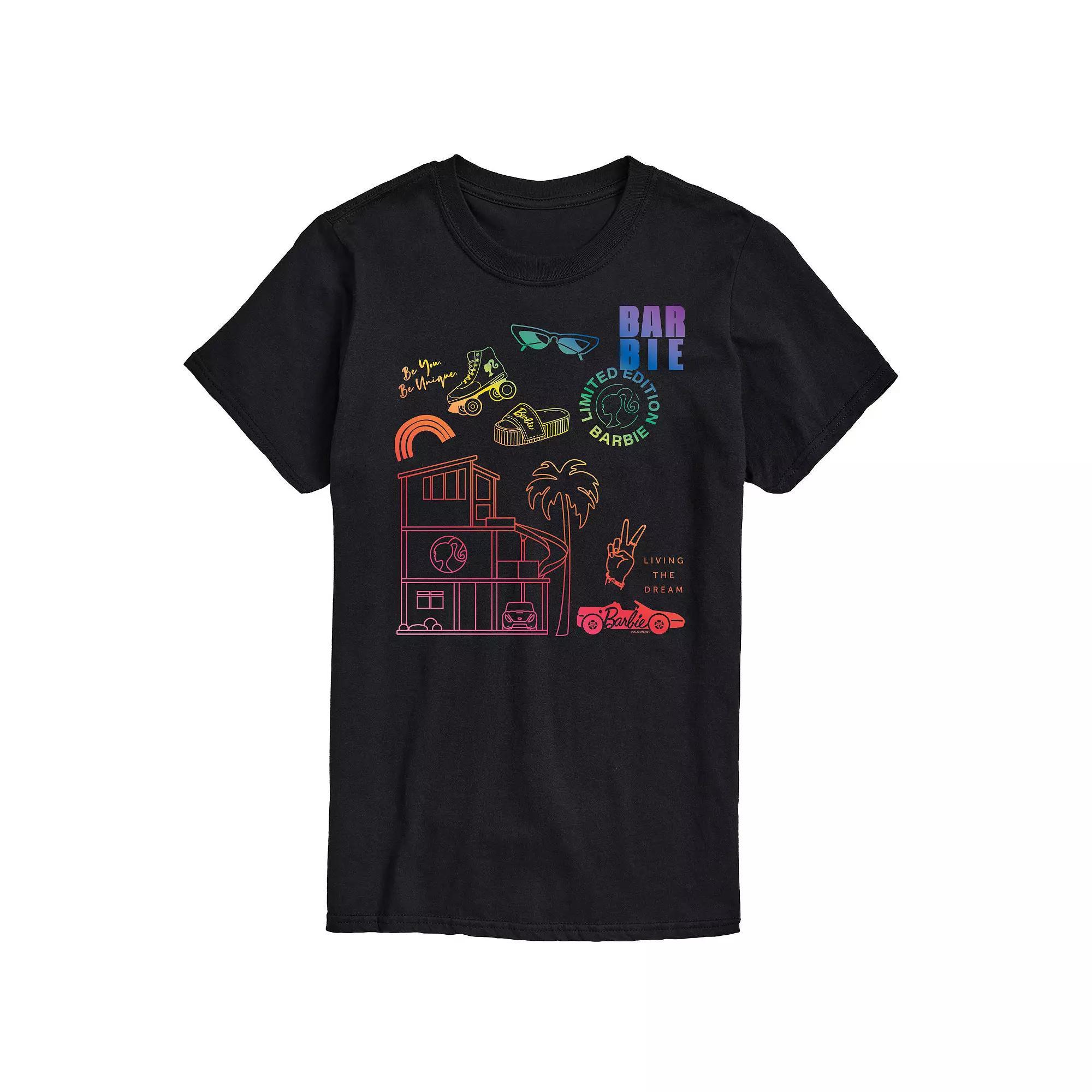 Big & Tall Barbie Pride Icons Graphic Tee, Mens Product Image