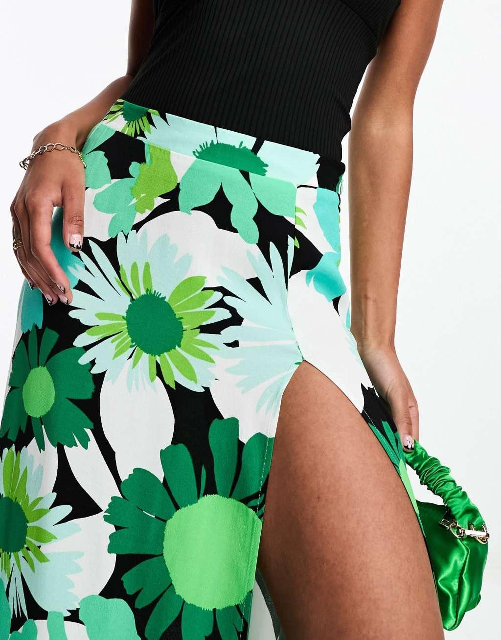 AFRM Deren high rise maxi skirt Product Image