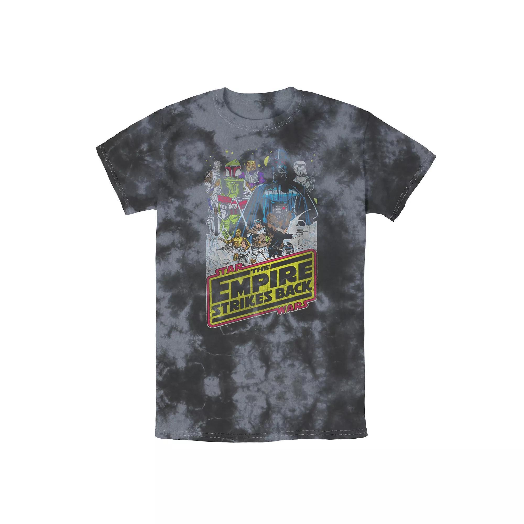 Men's Star Wars Empire Strikes Back Logo Tee, Boy's, Size: Medium, White Blue Product Image