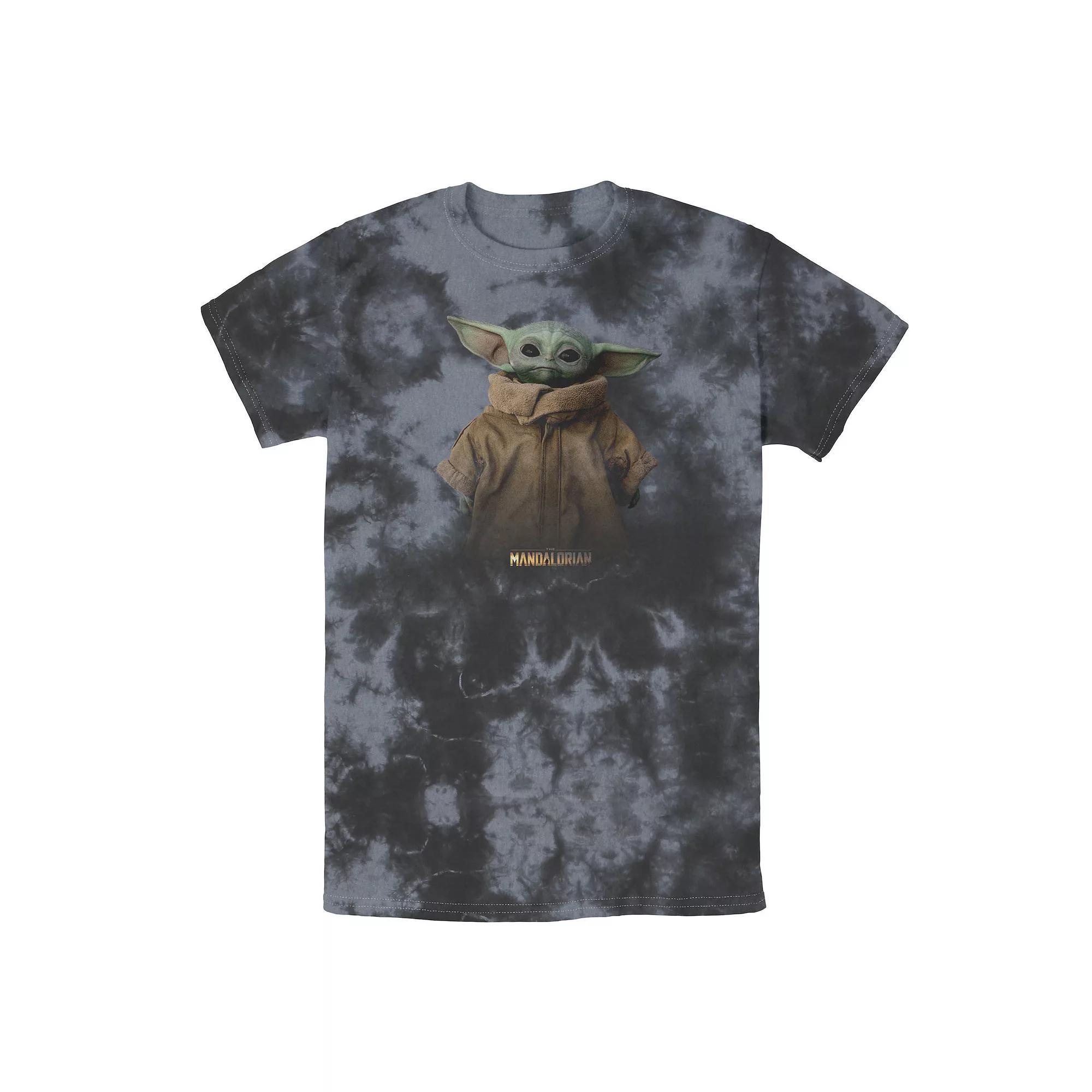 Men's Star Wars The Mandalorian The Child Simple Portrait Tee, Boy's, Size: XL, Black Grey Product Image