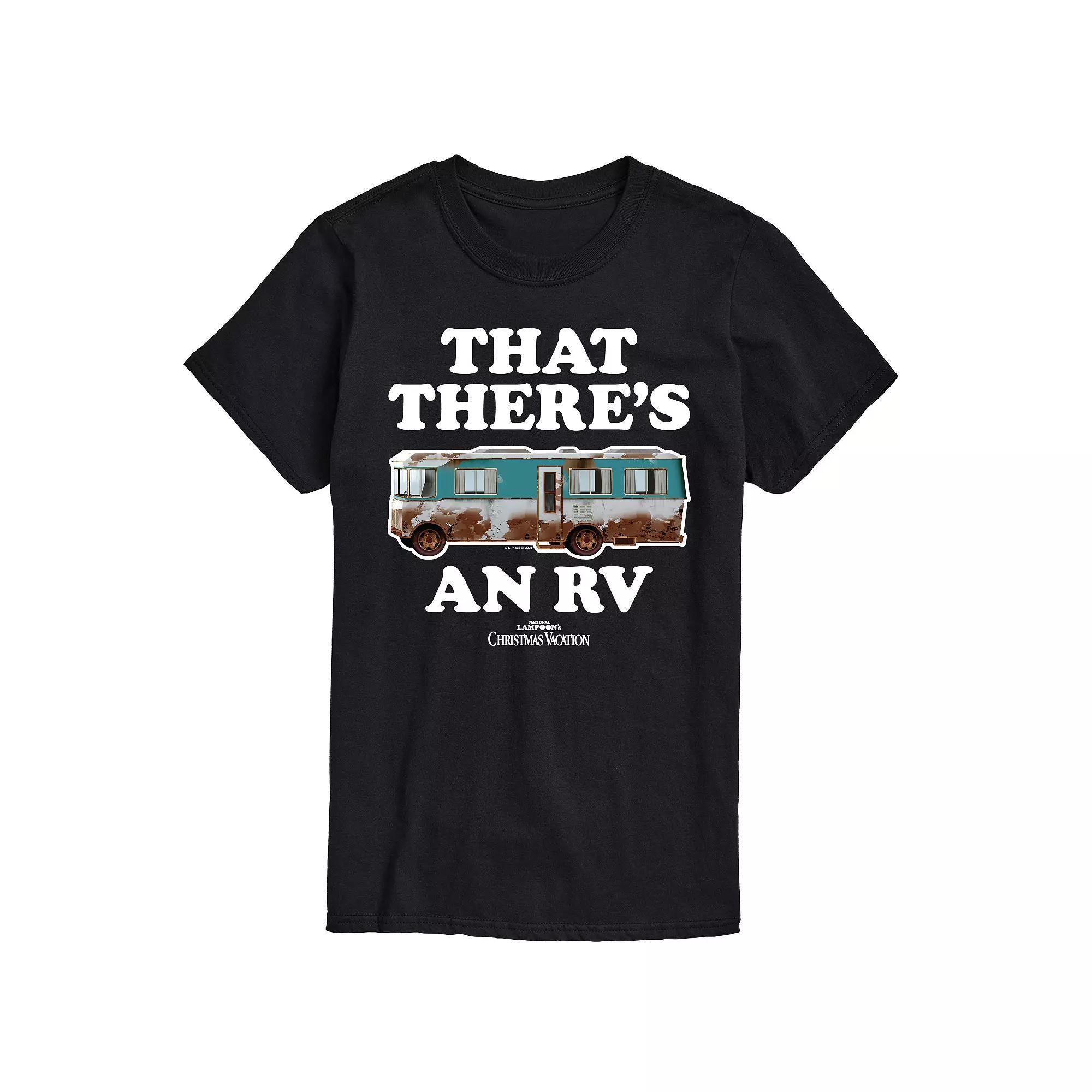 Big & Tall National Lampoon's Christmas Vacation That There's An RV Graphic Tee, Men's, Size: 3XB, Black Product Image