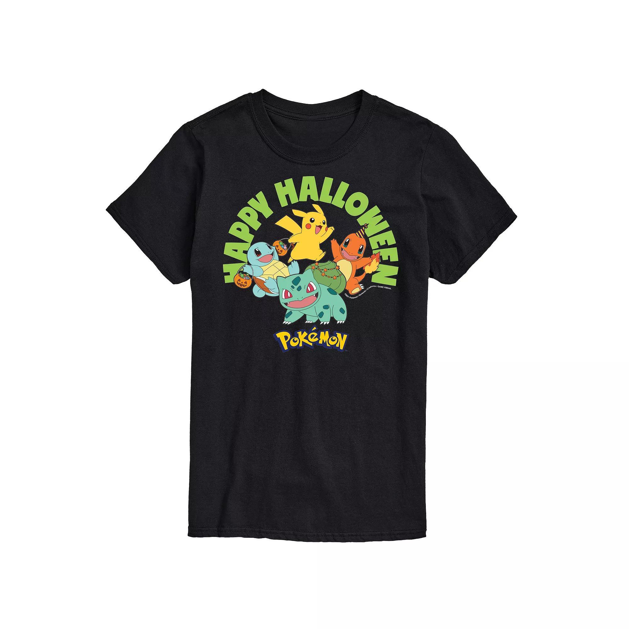 Mens Pokemon Happy Halloween Graphic Tee Product Image