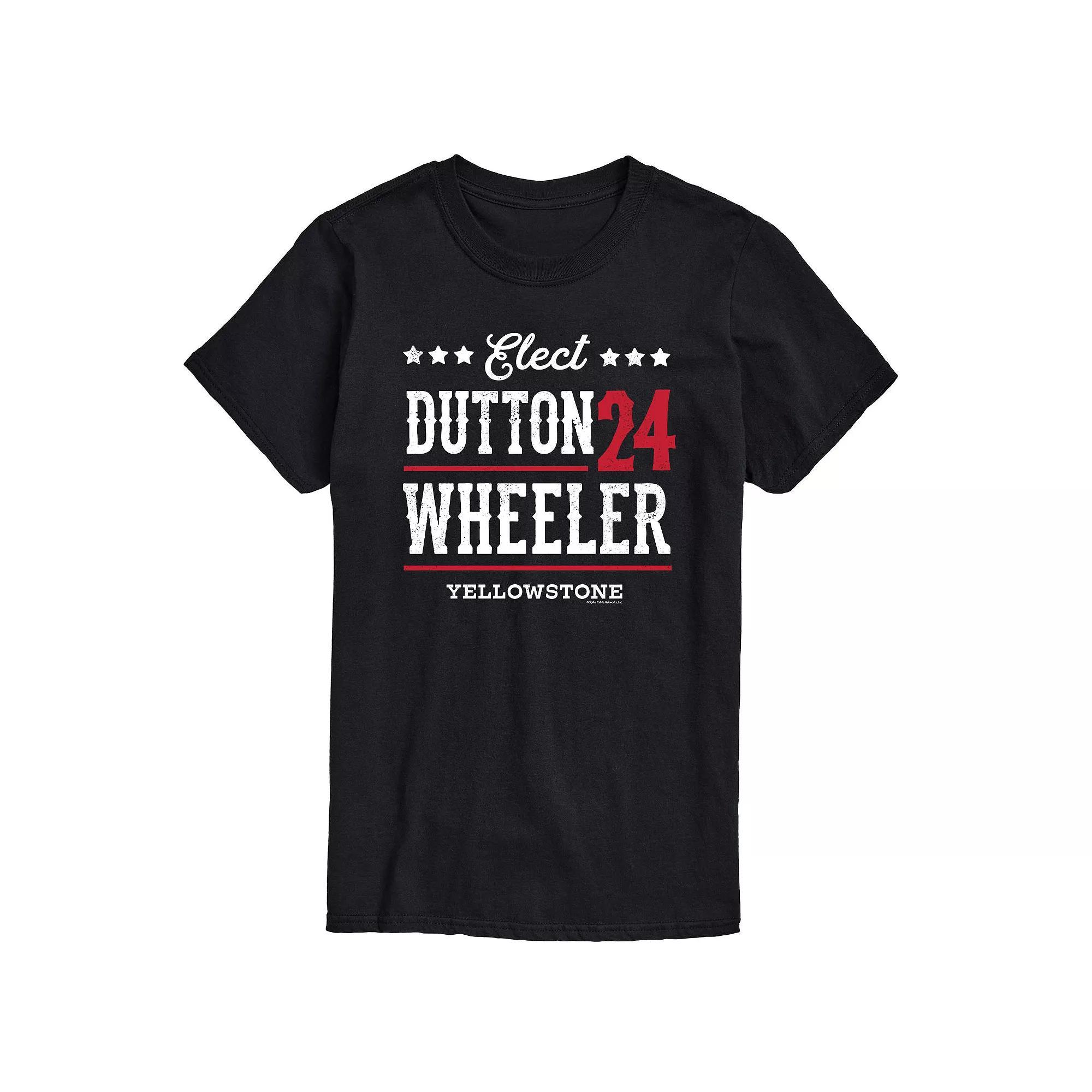 Big & Tall Yellowstone Elect Wheeler Tee, Men's, Size: 4XL Tall, Black Product Image