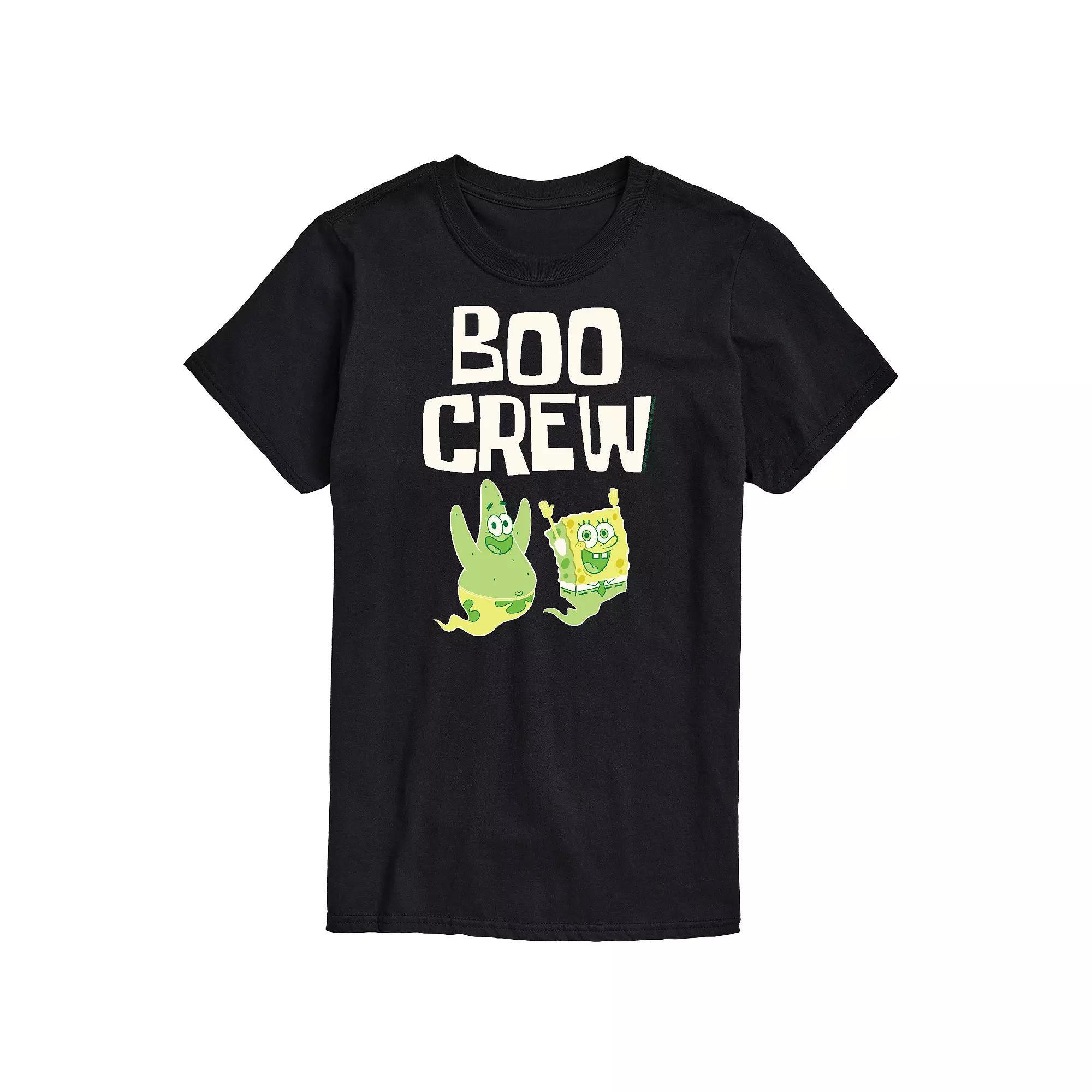 Big & Tall Spongebob Boo Crew Graphic Tee, Mens Product Image