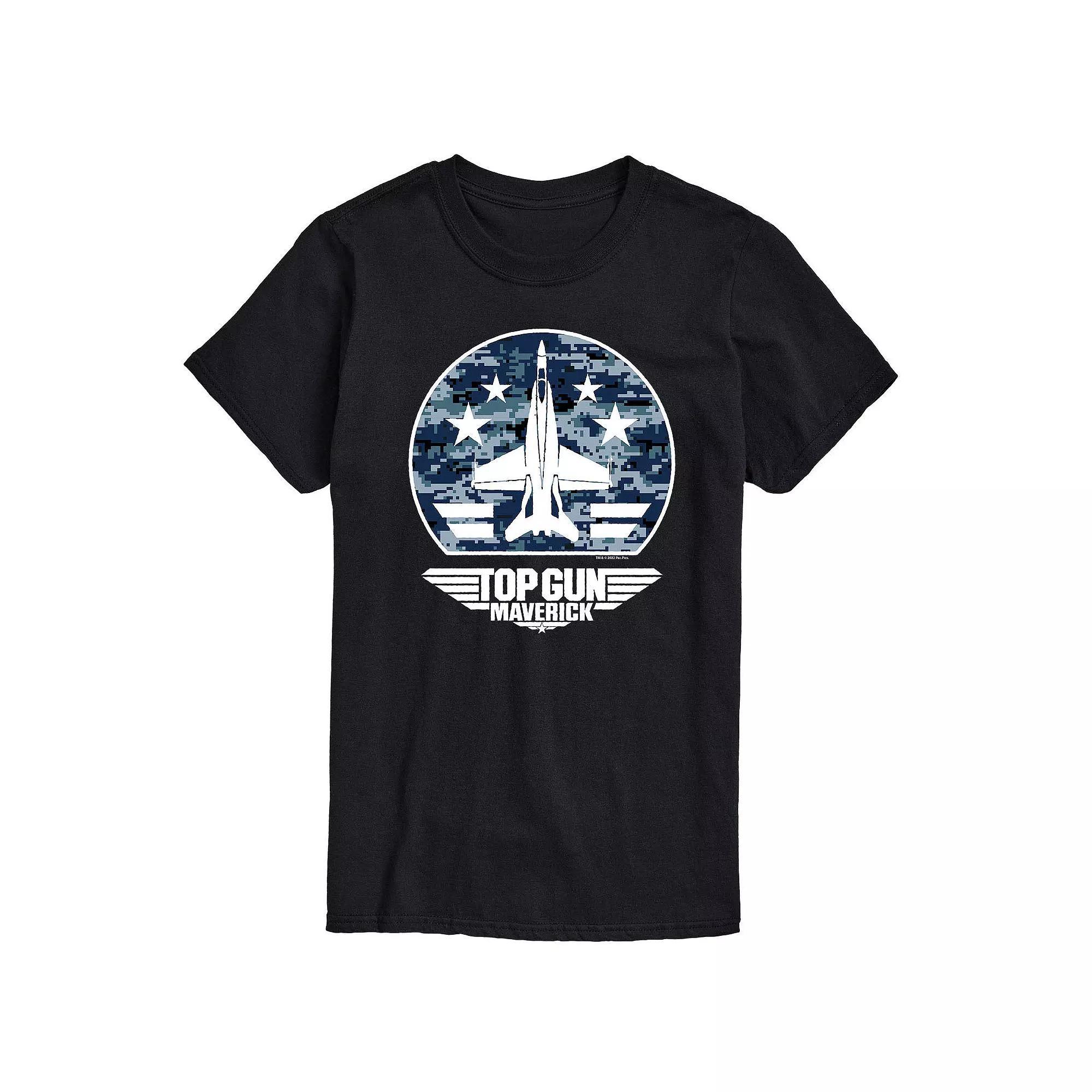 Big & Tall Top Gun Maverick Camo Tee, Mens Product Image