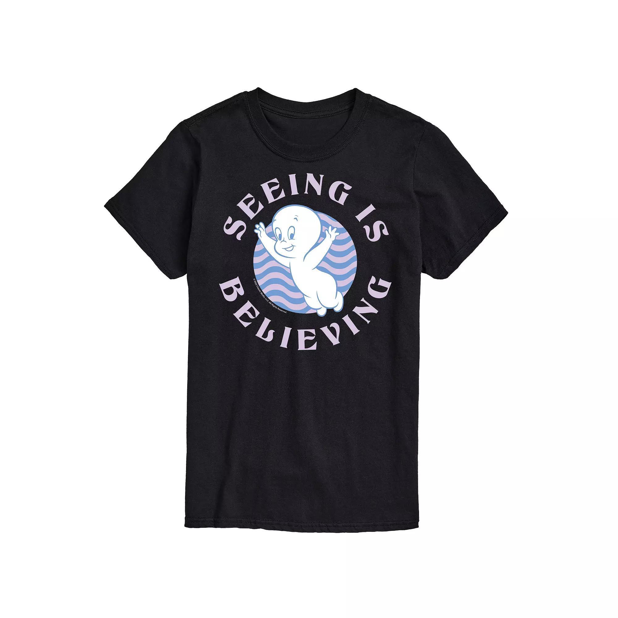 Big & Tall Casper Seeing Is Believing Graphic Tee, Mens Product Image