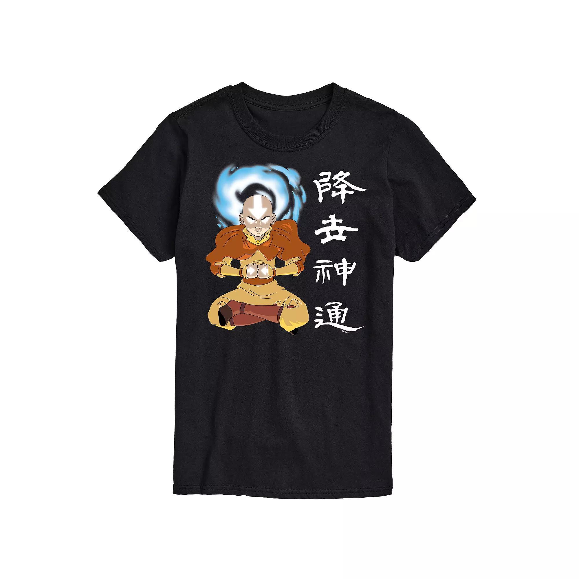Big & Tall Avatar The Last Airbender AANG Graphic Tee, Mens Product Image