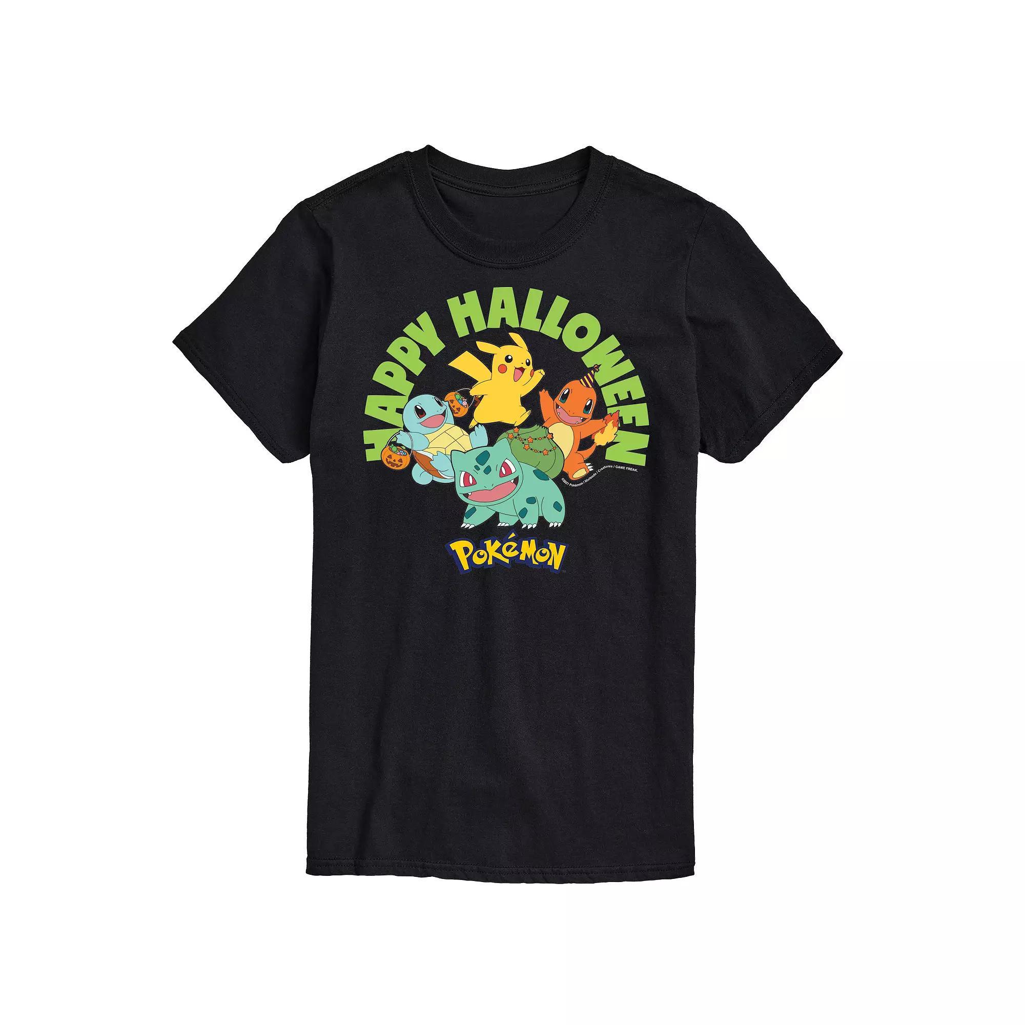 Mens Pokemon Happy Halloween Graphic Tee Product Image