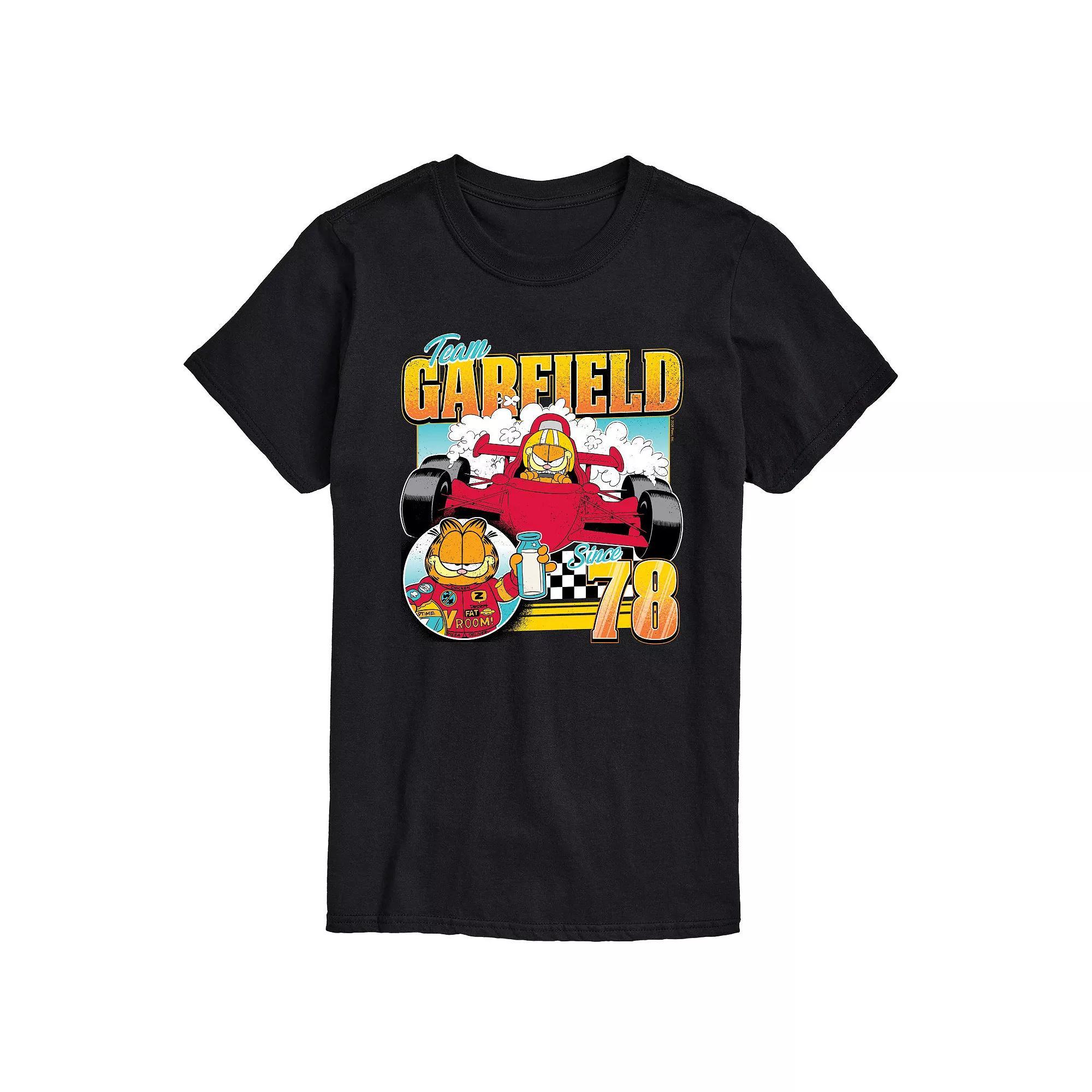 Mens Garfield Racing Team Garfield Graphic Tee Product Image