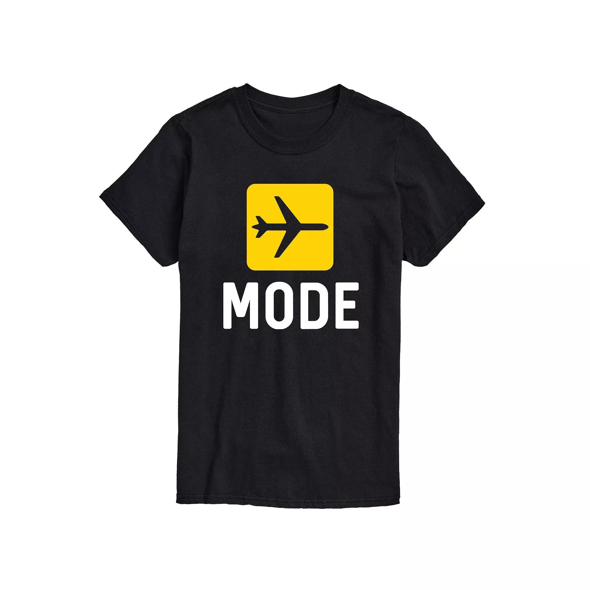 Big & Tall Travel Mode Graphic Tee, Mens Blue Product Image