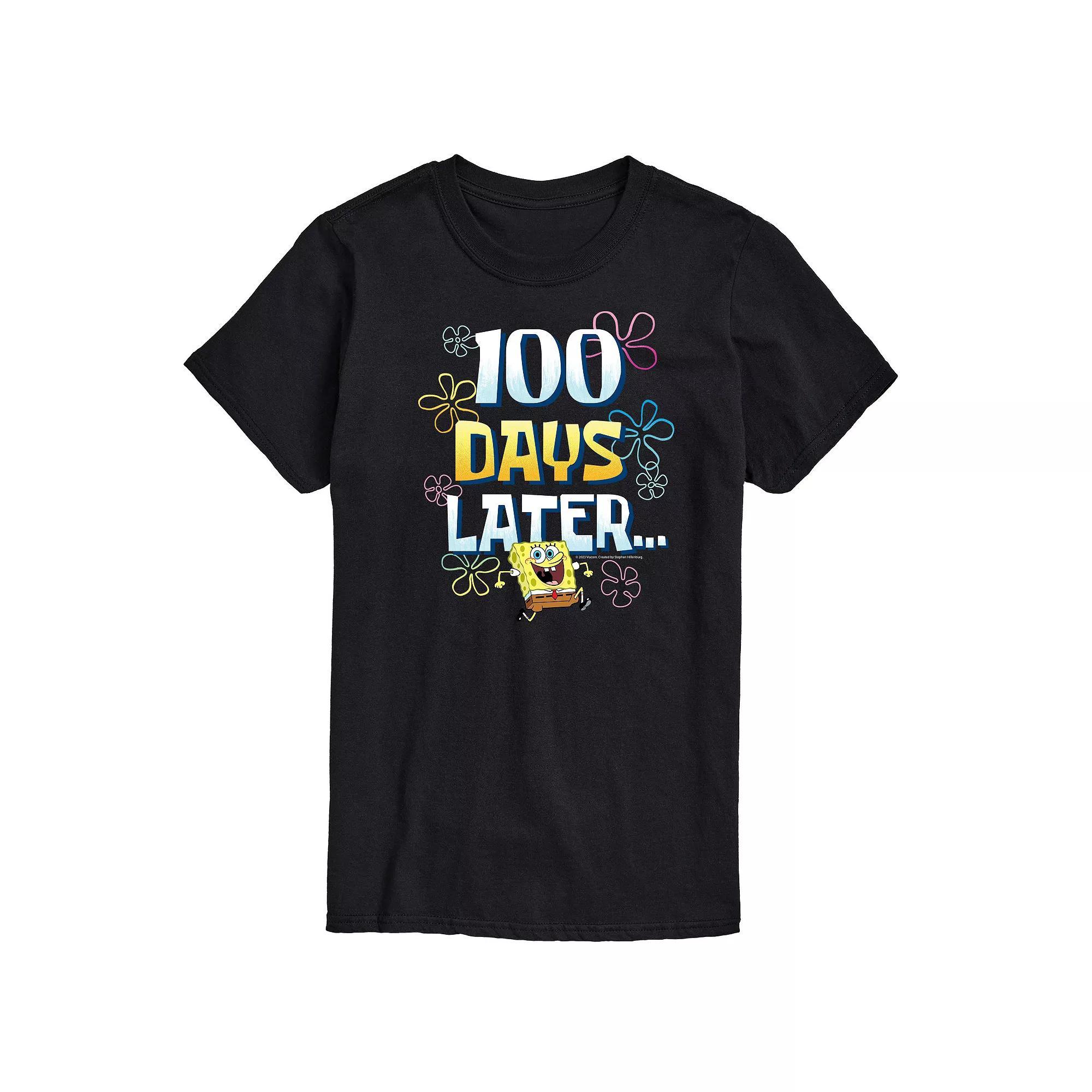 Mens SpongeBob SquarePants 100 Days Later Graphic Tee Product Image