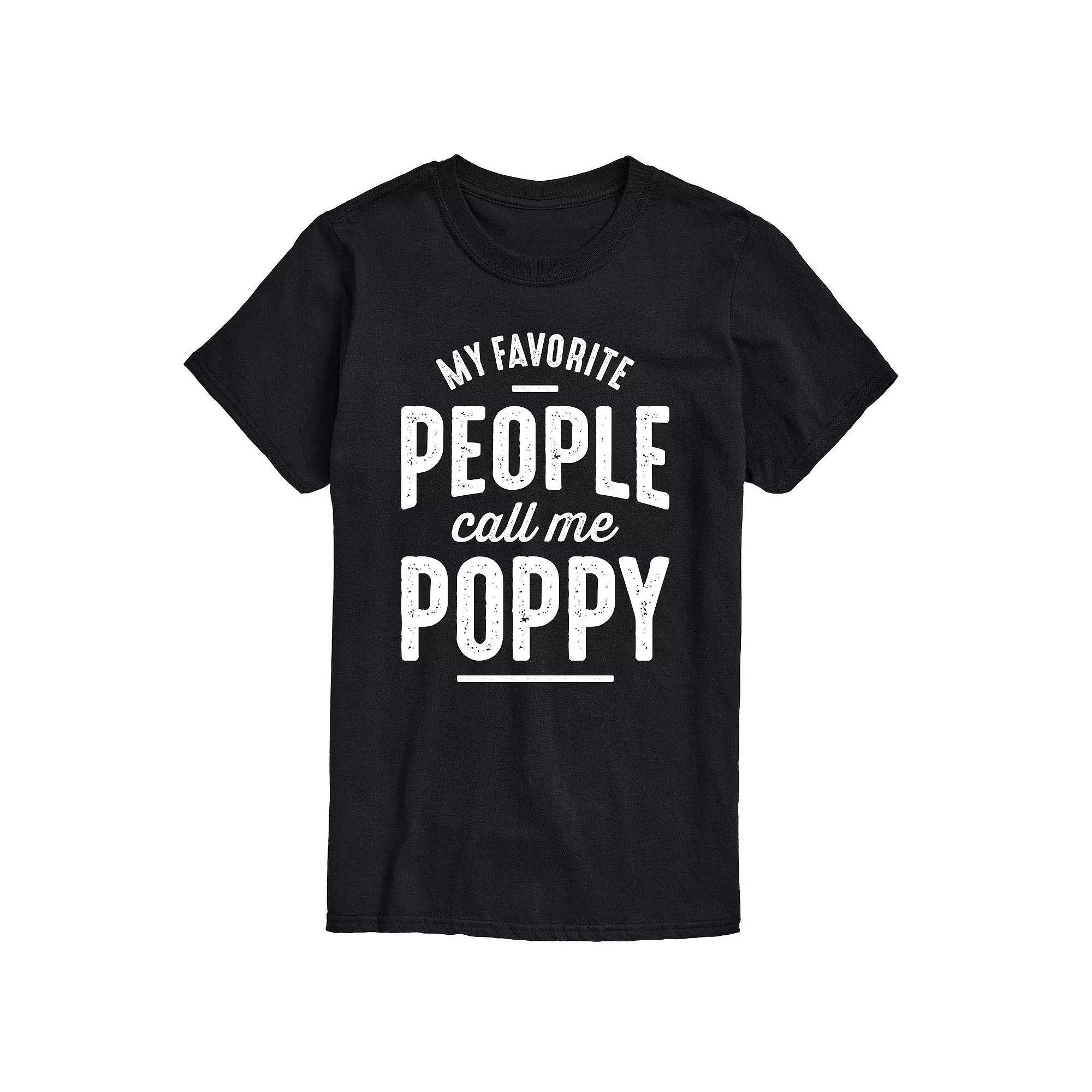 Big & Tall Call Me Poppy Tee, Mens Product Image