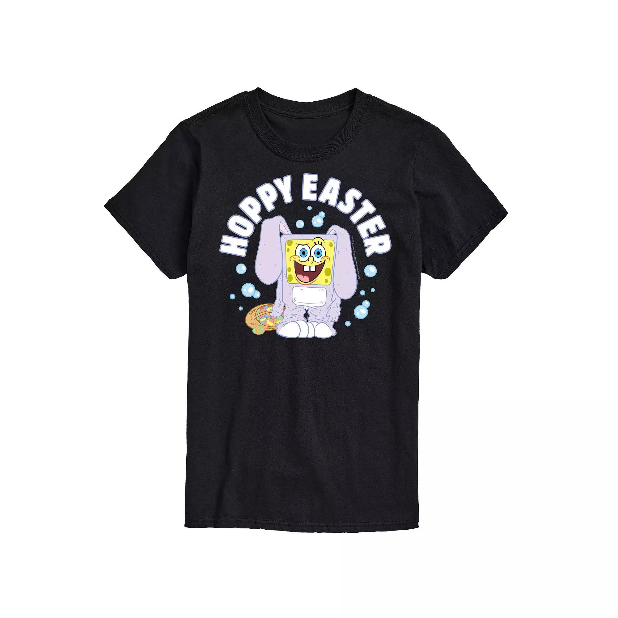 Big & Tall Nickelodeon Spongebob Squarepants Hoppy Easter Graphic Tee, Mens Product Image