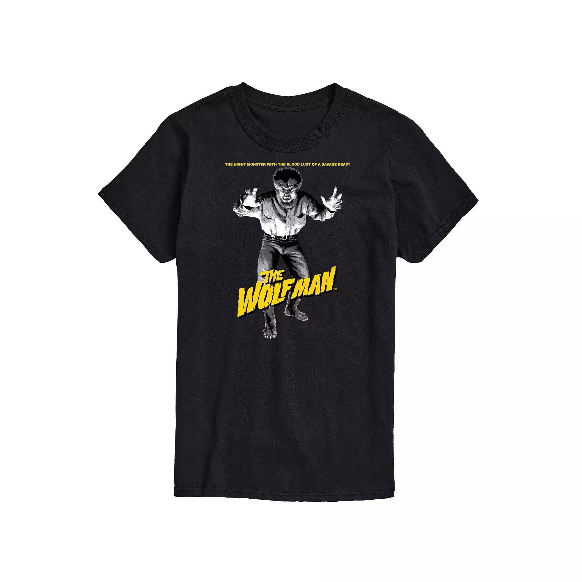 Big & Tall Universal Monsters The Wolfman Graphic Tee, Mens Product Image