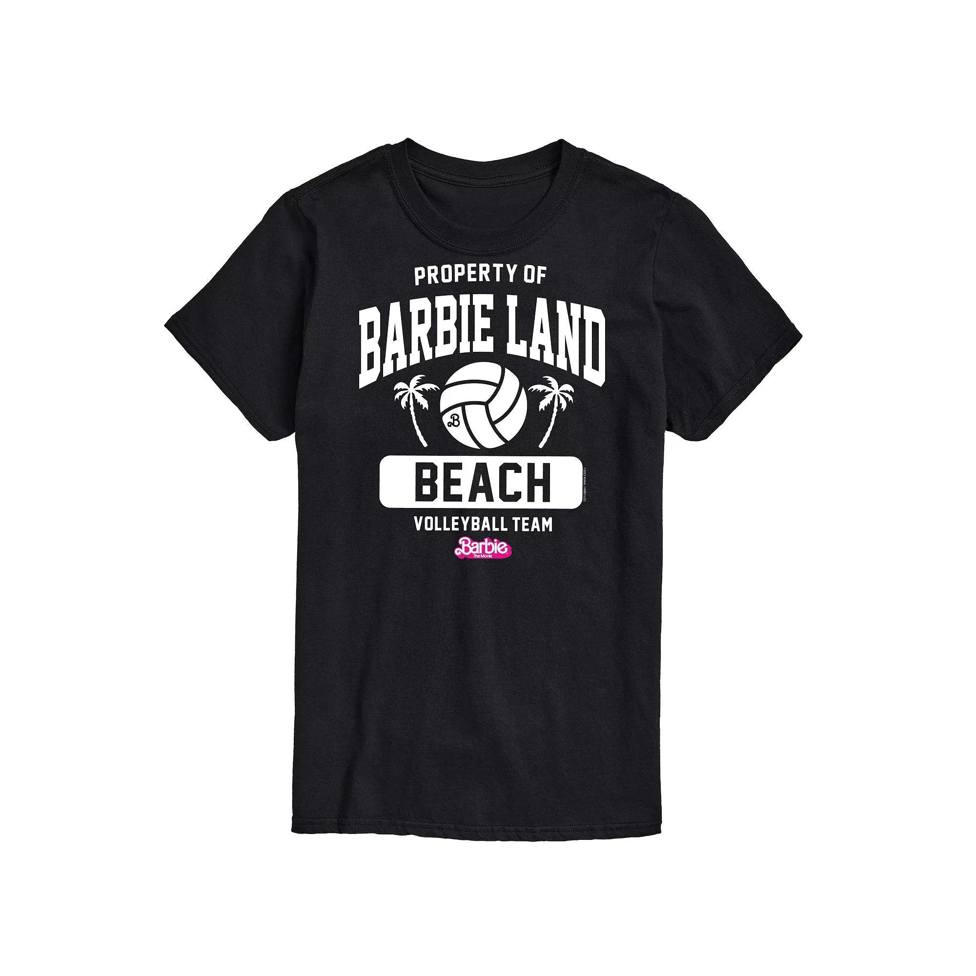 Big & Tall Barbie The Movie Volleyball Graphic Tee, Mens Product Image