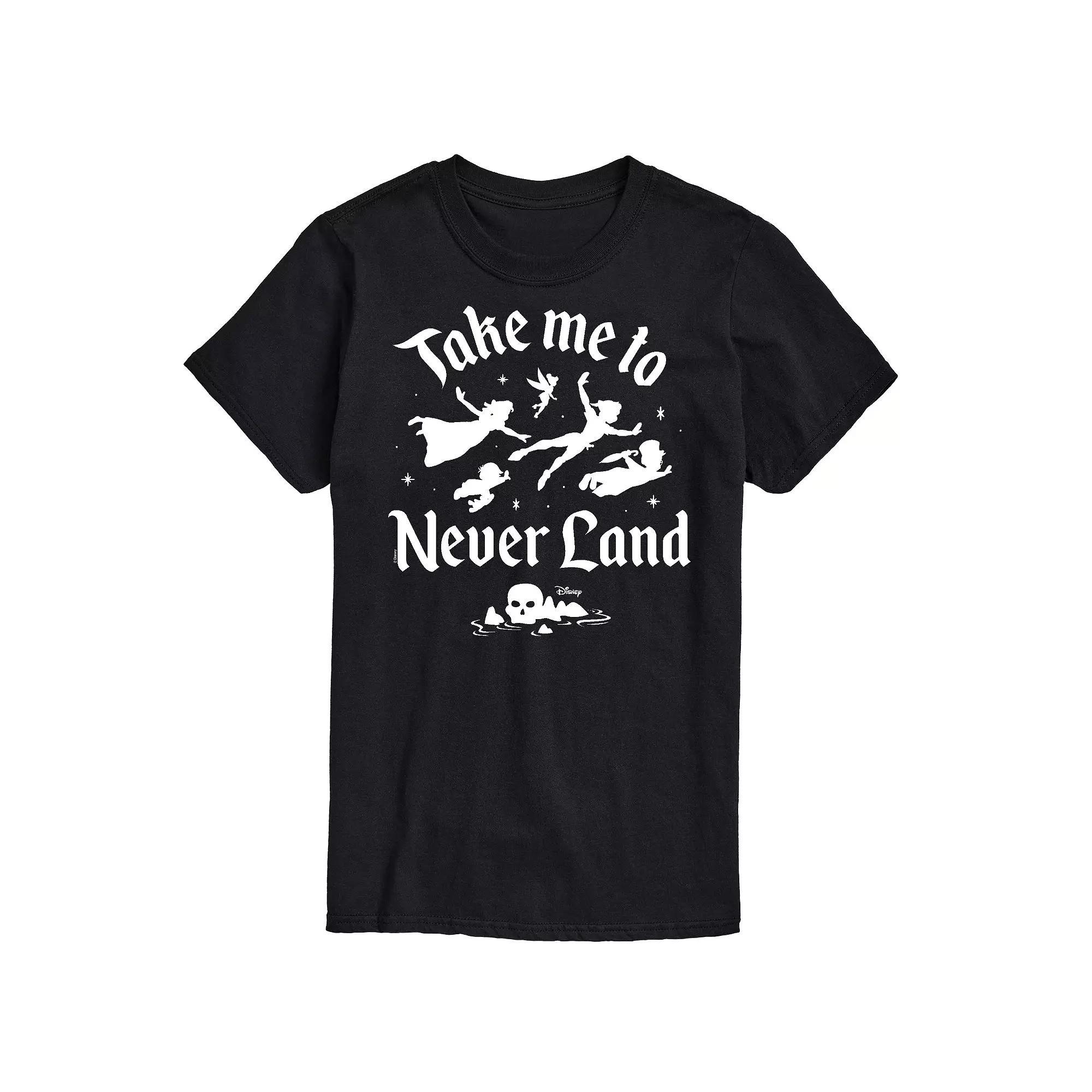 Disneys Peter Pan Mens Never Land Graphic Tee Product Image