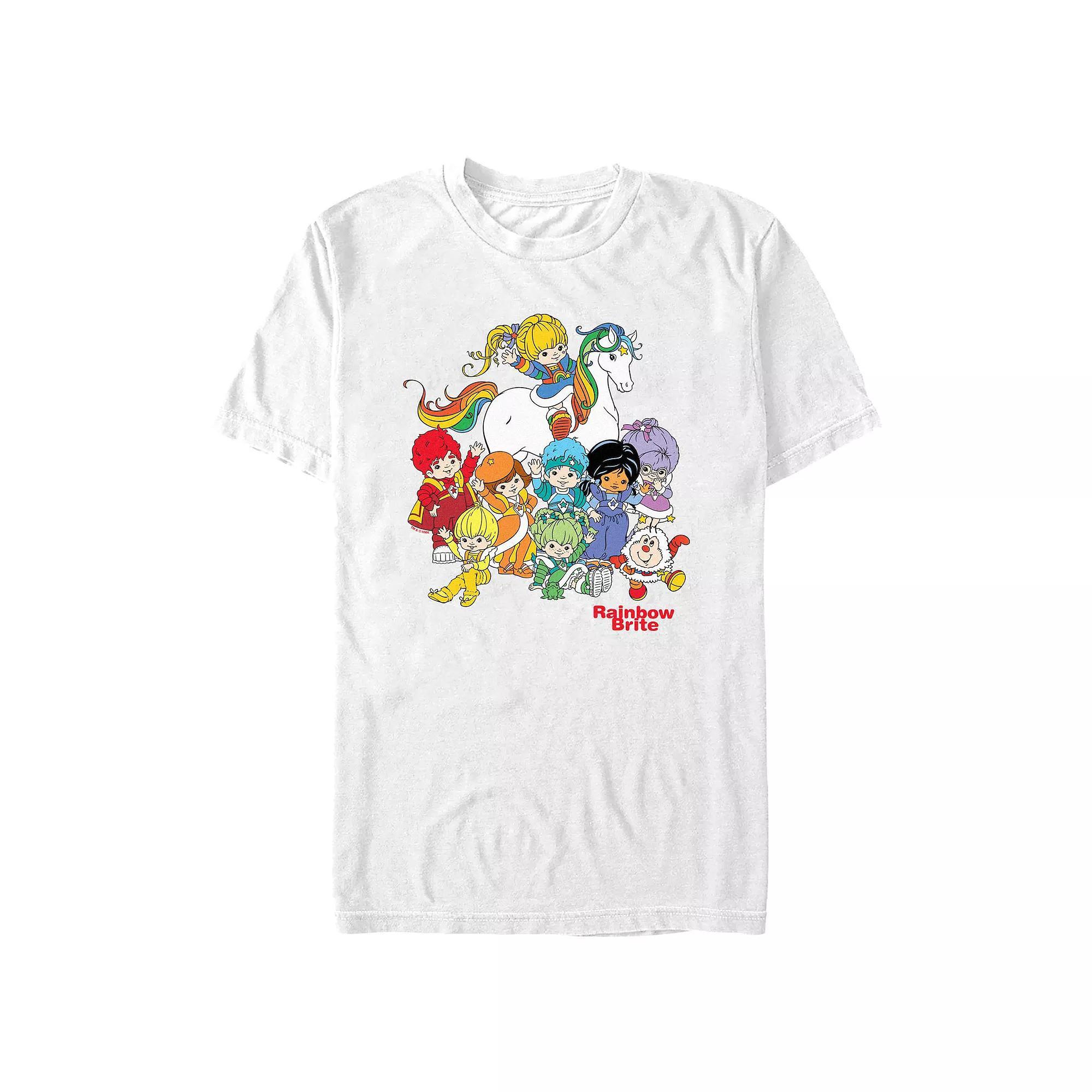 Men's Rainbow Brite And Friends Graphic Tee, Size: Small, White Product Image