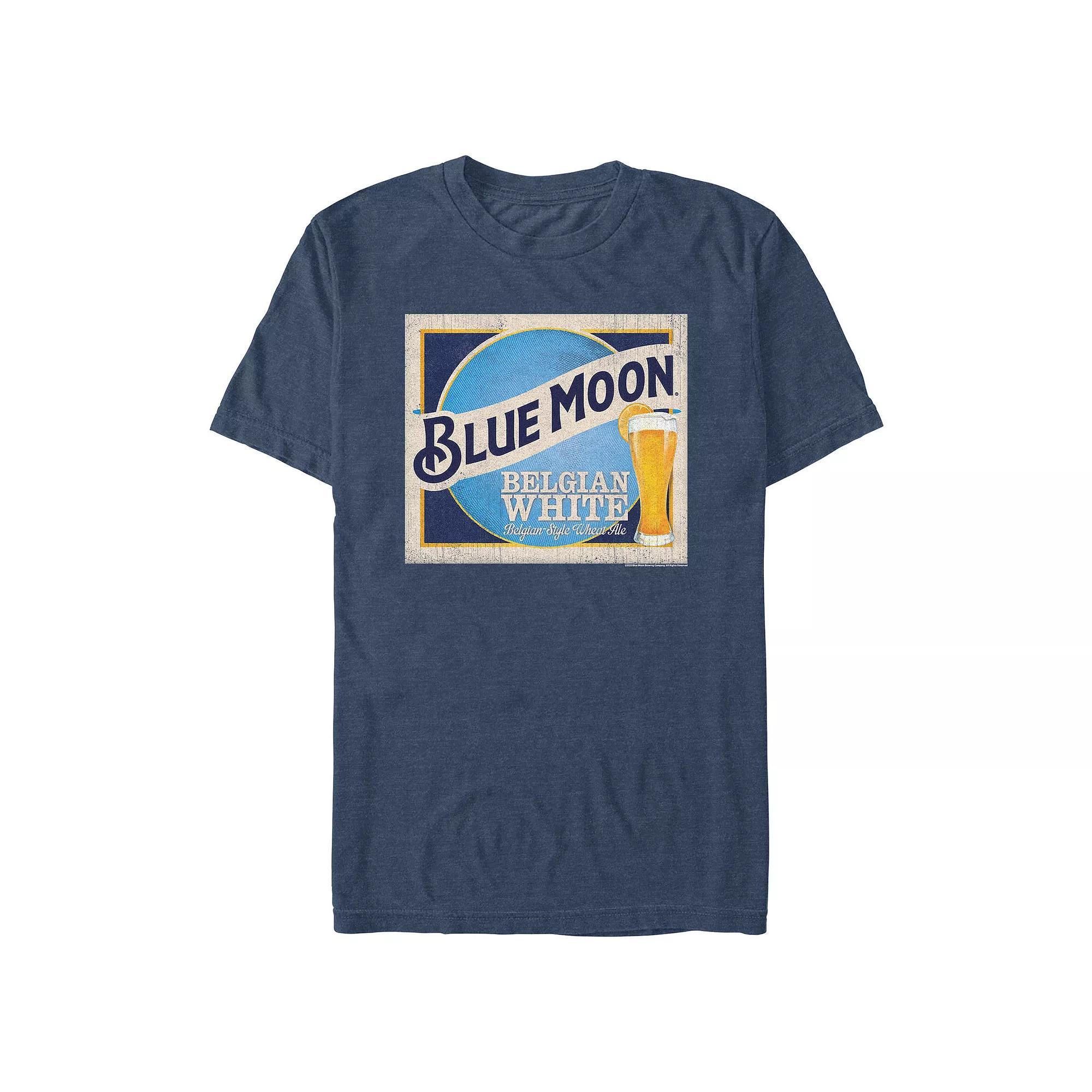 Men's Coors Light Square Logo Graphic Tee, Size: Medium, Navy Grey Product Image