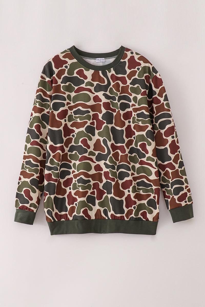 Camo leave dad&me sweatshirt Product Image