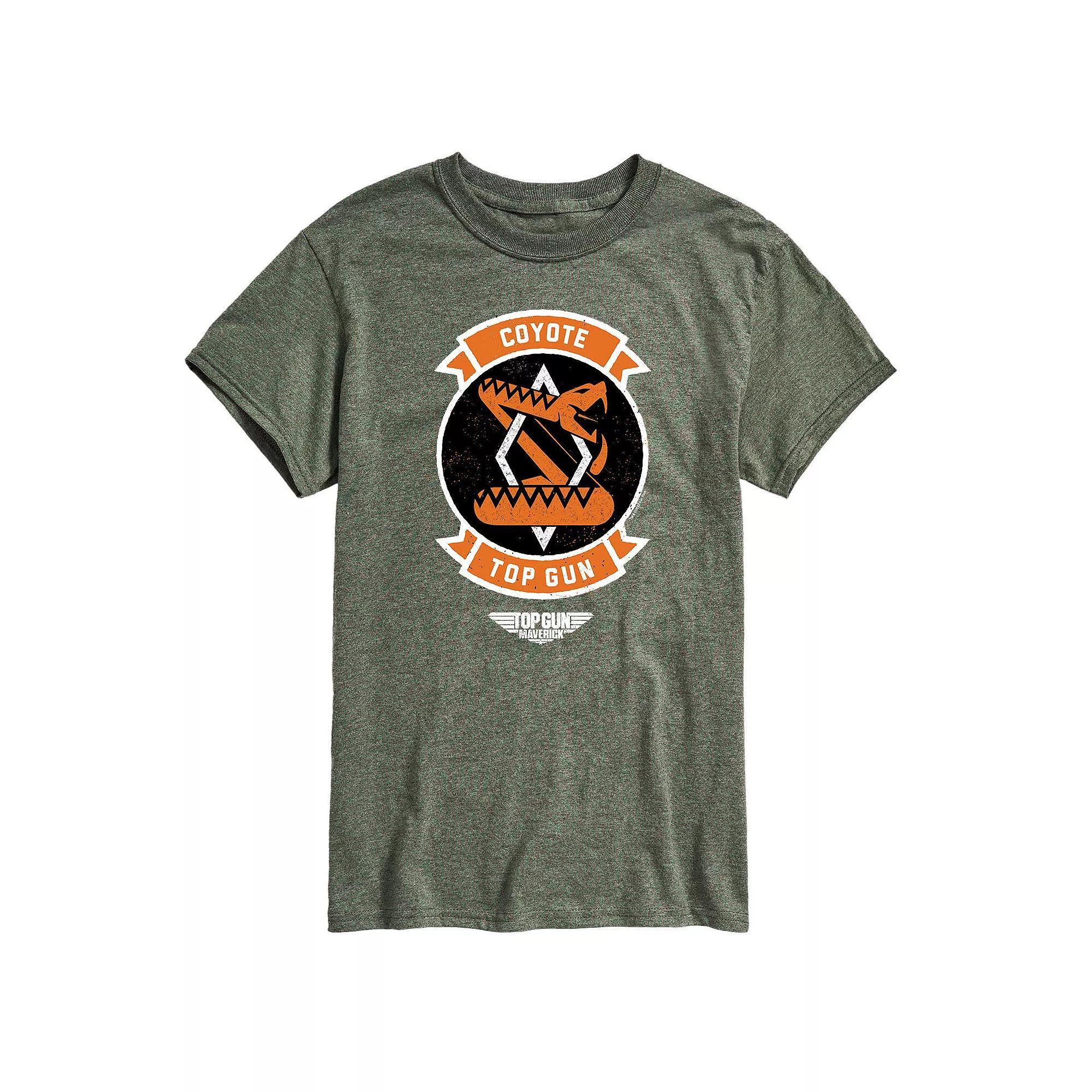 Mens Top Gun Maverick Coyote Badge Tee Product Image