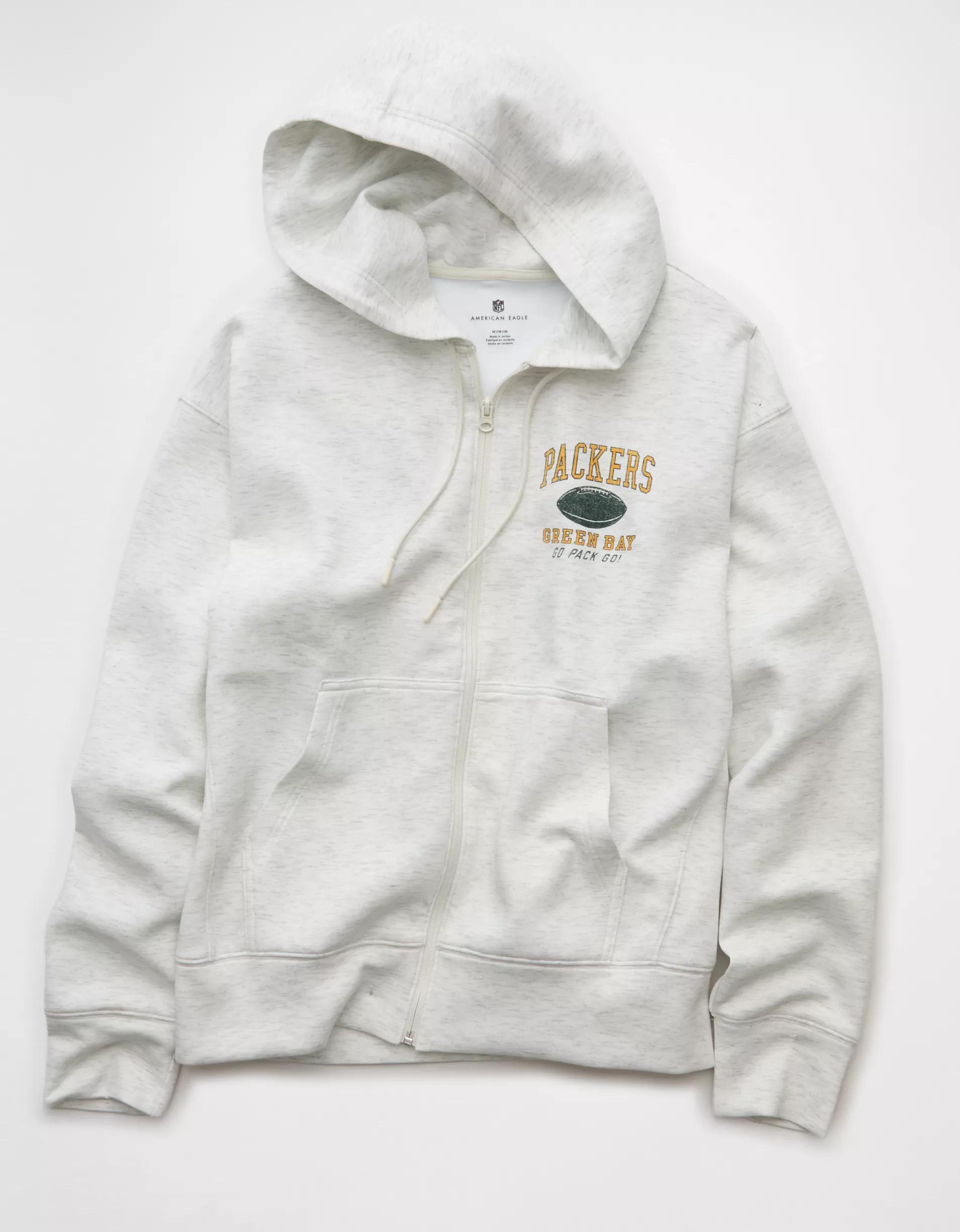 AE 24/7 NFL Green Bay Packers Graphic Zip-Up Hoodie Product Image