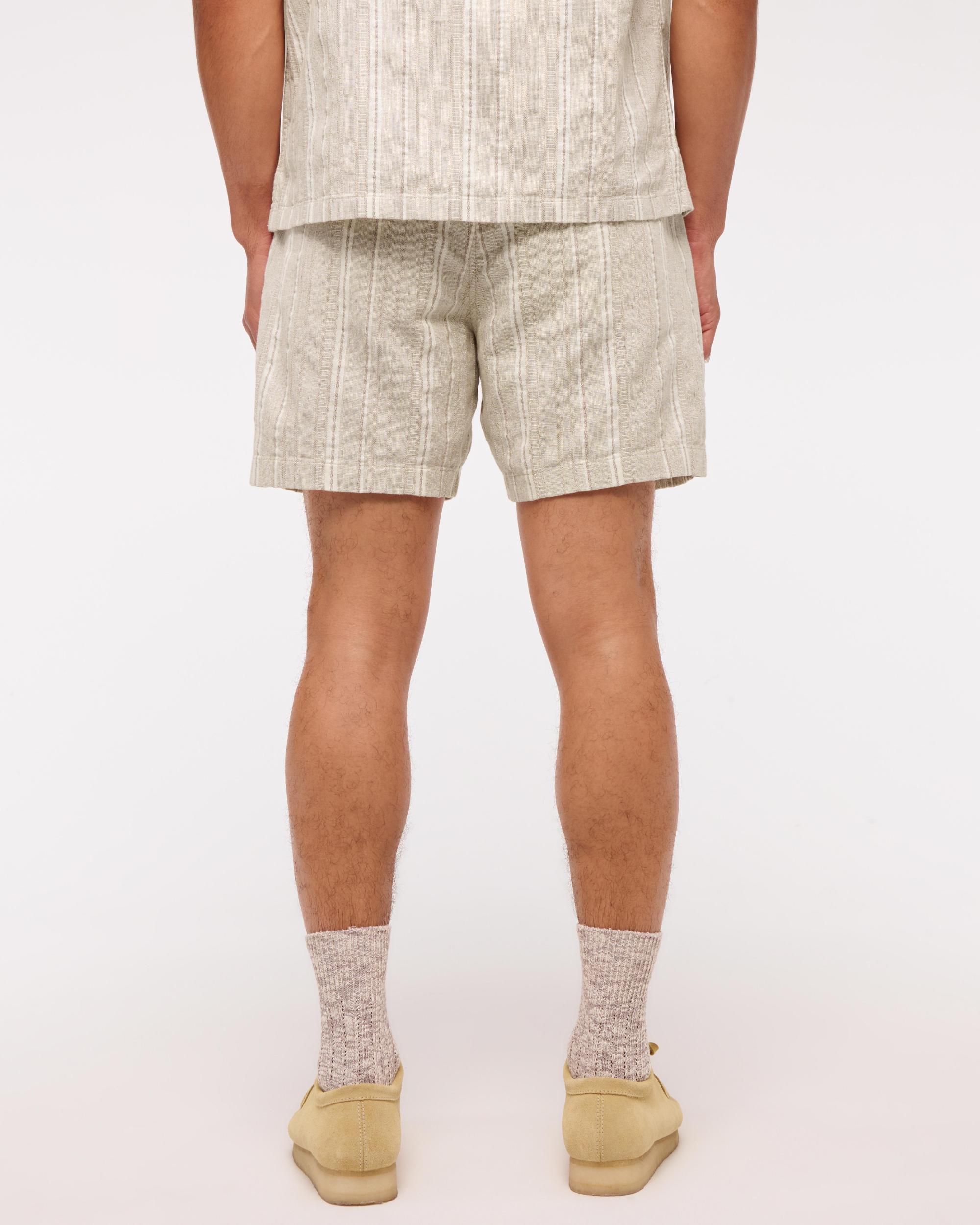 Cotton Texture Pull-On Short Product Image