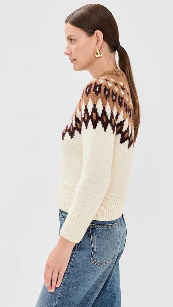 Veronica Beard Anne Fair Isle Alpaca Pullover | Shopbop Product Image