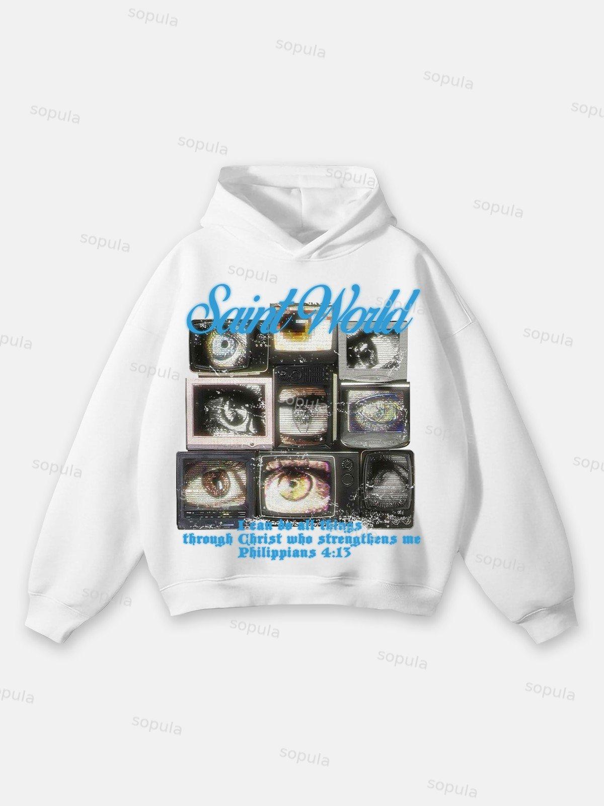 Sopula Power Boxer Master Graphic Print Hoodie Product Image