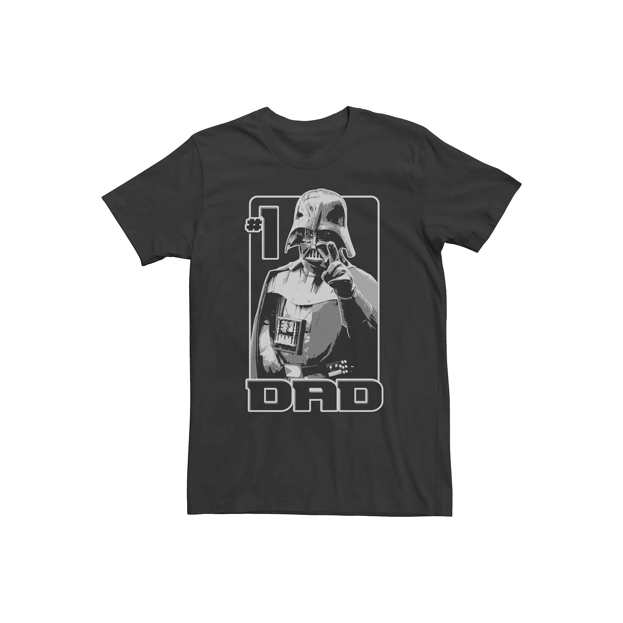 Men's Star Wars Darth Vader Number One Dad Graphic Tee, Size: XL, Black Product Image