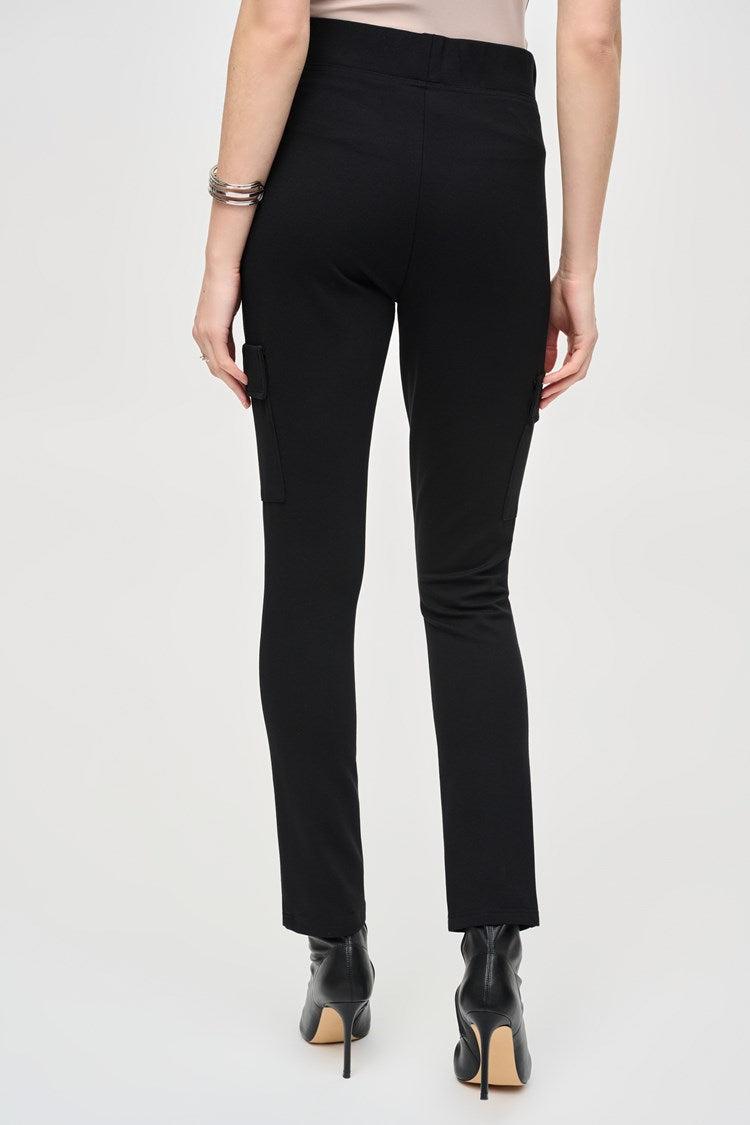 Silky Knit Slim Fit Cargo Pants Product Image
