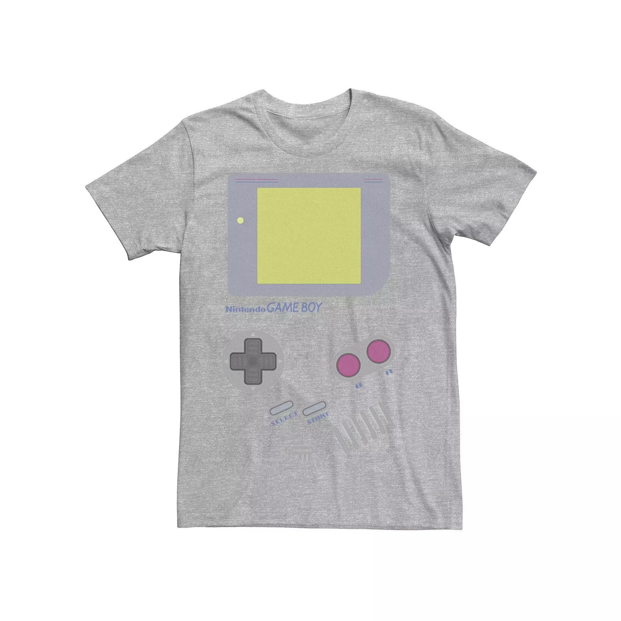 Men's Nintendo Game Boy Tee, Size: XXL, Silver Product Image