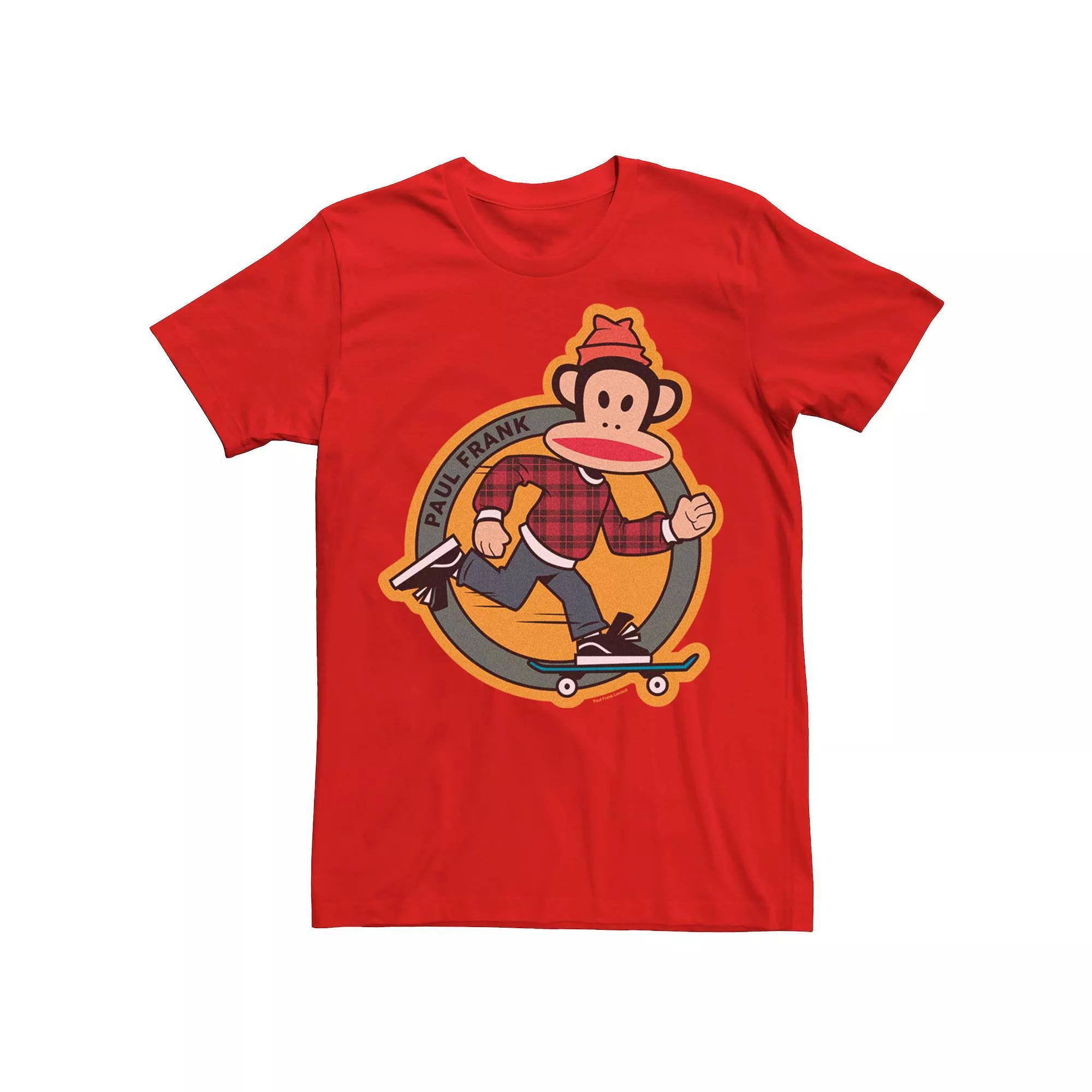 Men's Paul Frank Shoreman Julius Head Logo Tee, Size: XL, Red Product Image