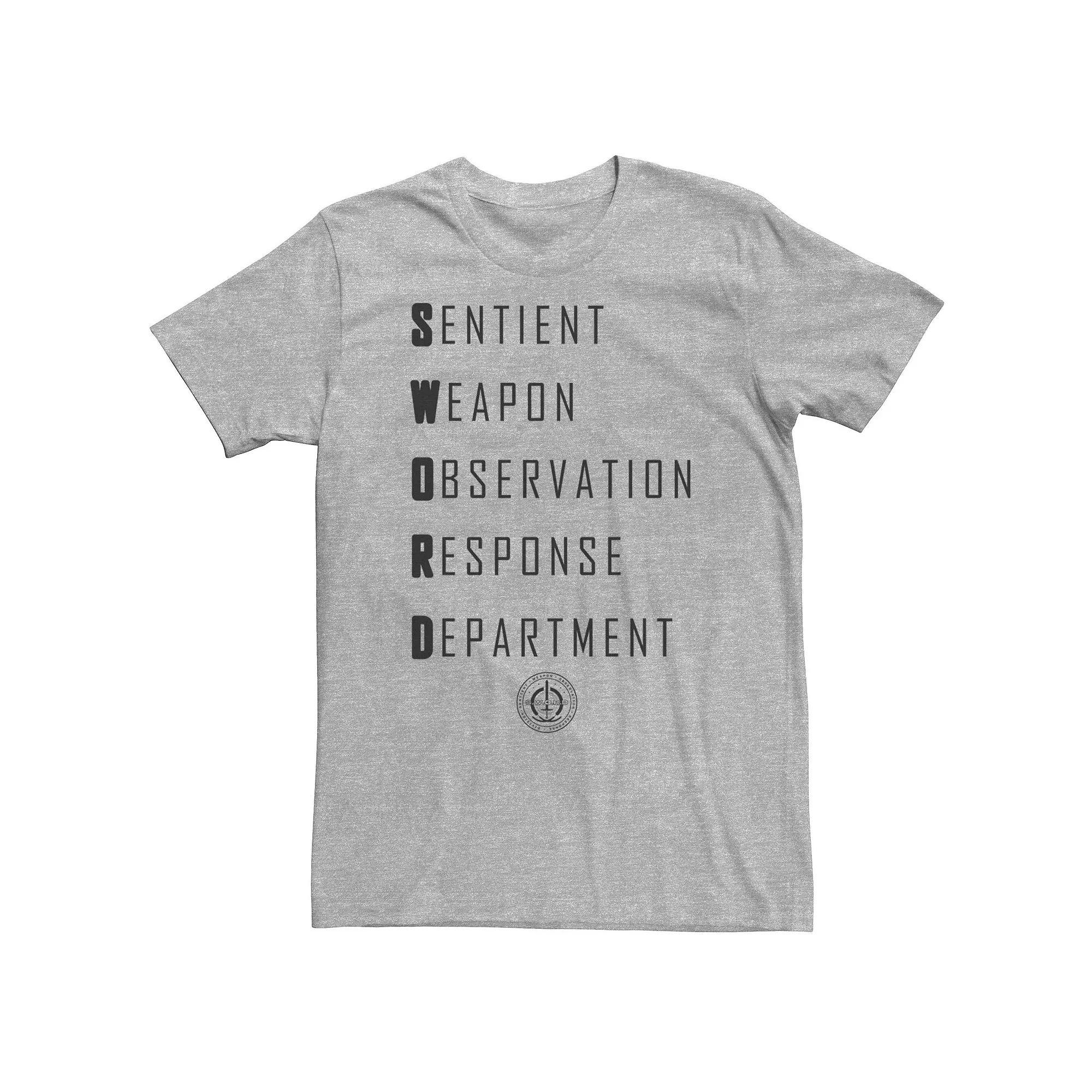 Big & Tall Marvel WandaVision S.W.O.R.D. Tee, Men's, Size: 4XL Tall, Athletic Grey Product Image