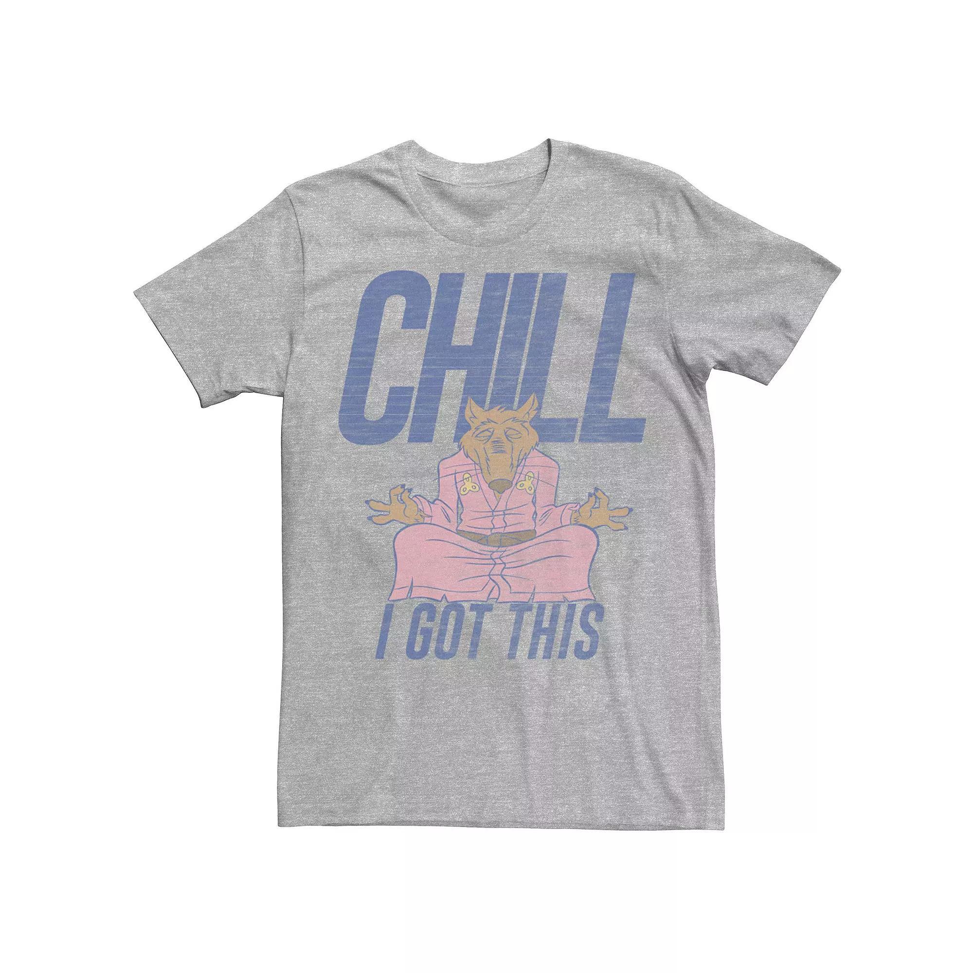 Men's Teenage Mutant Ninja Turtles Chill I Got This Master Splinter Tee, Size: Small, Athletic Grey Product Image