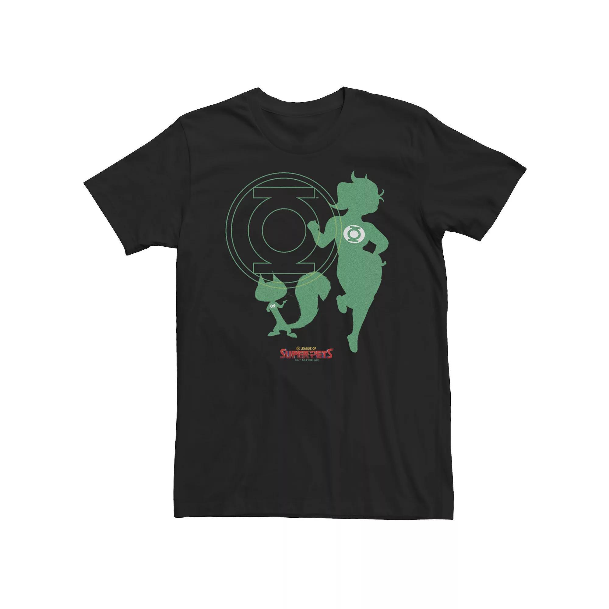 Big & Tall DC Comics Super Pets Super Lantern Duo Tee, Men's, Size: 4XL, Black Product Image