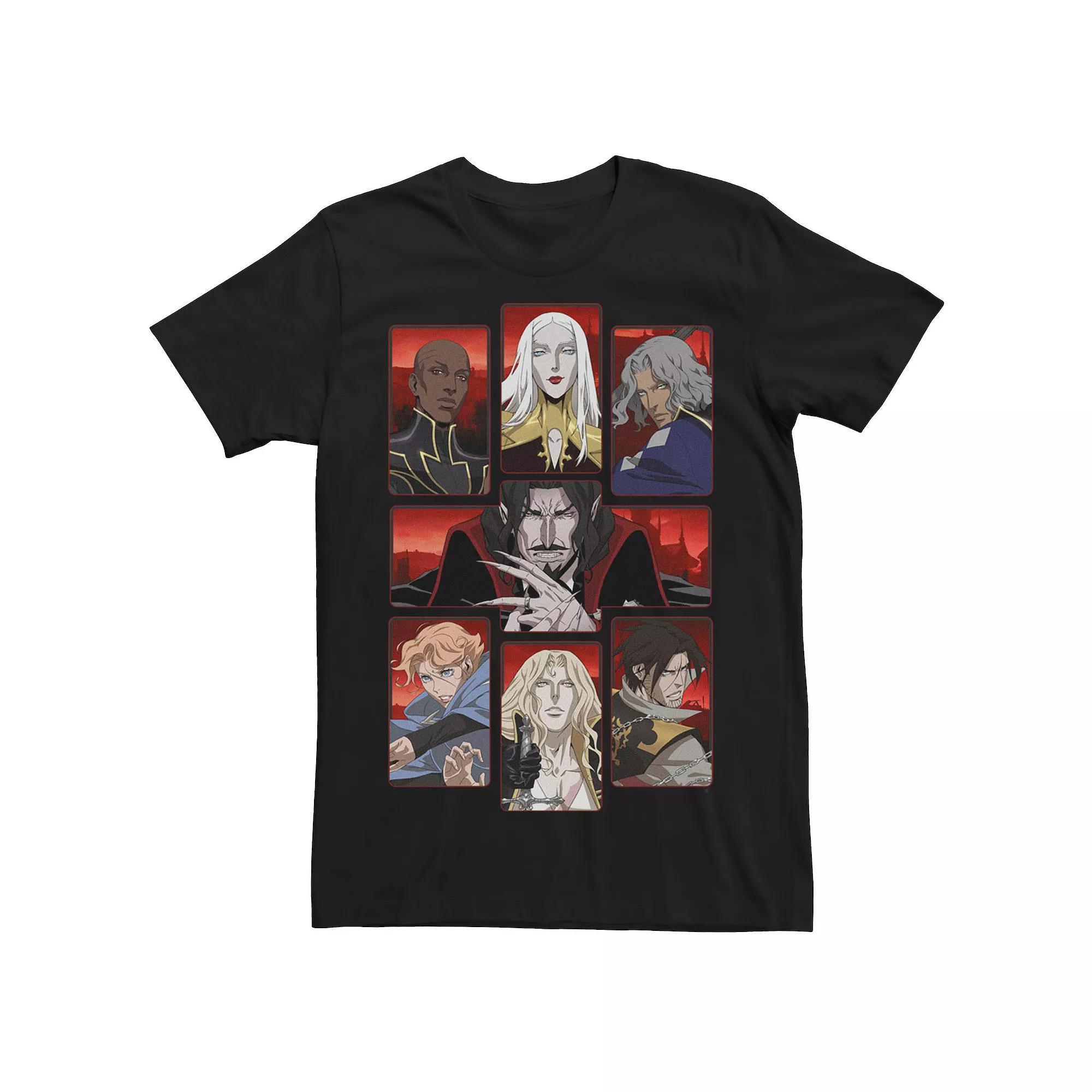 Men's Netflix Castlevania Character Poster Tee, Size: Medium, Black Product Image