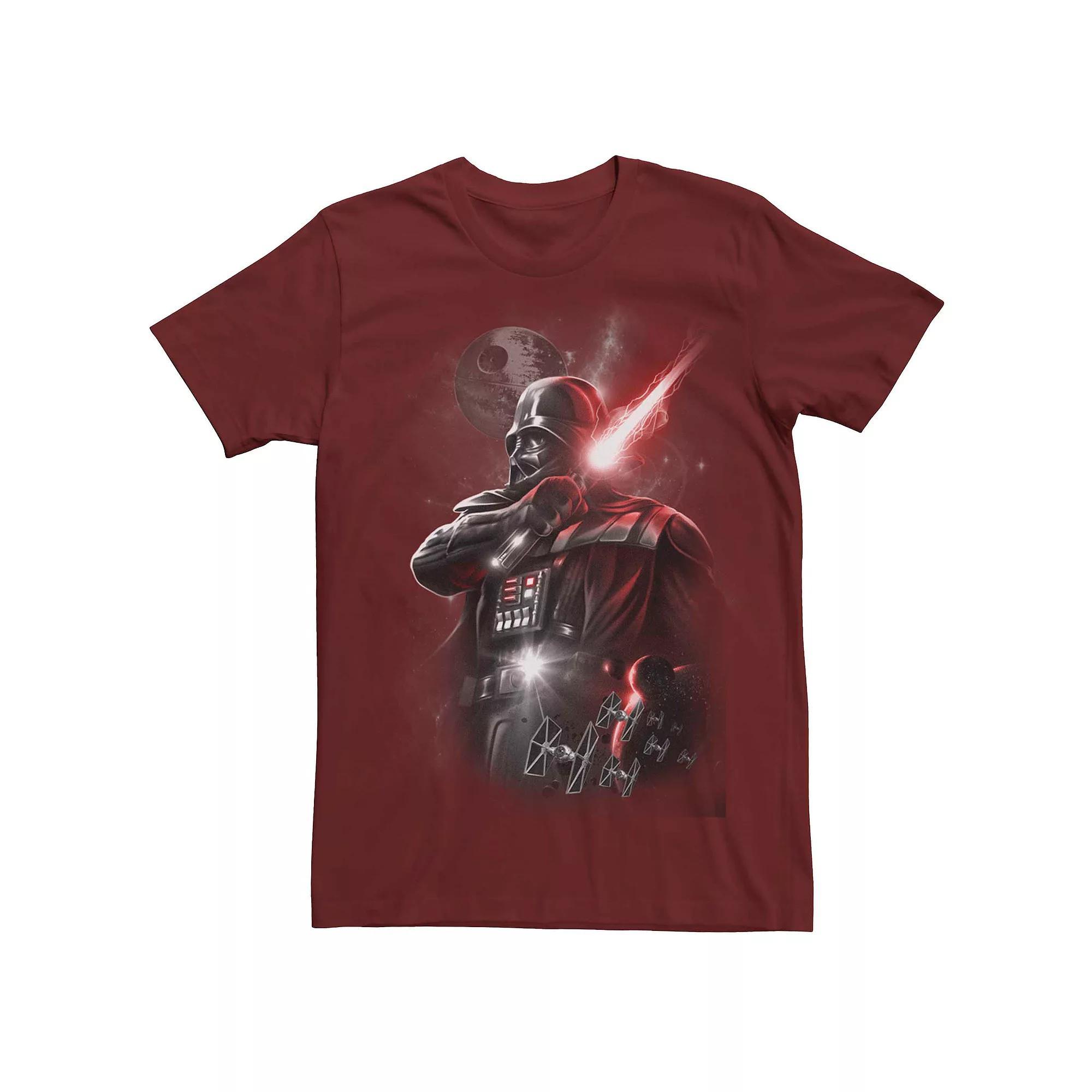 Men's Star Wars Darth Vader Dark Space Tee, Size: Medium, Black Product Image
